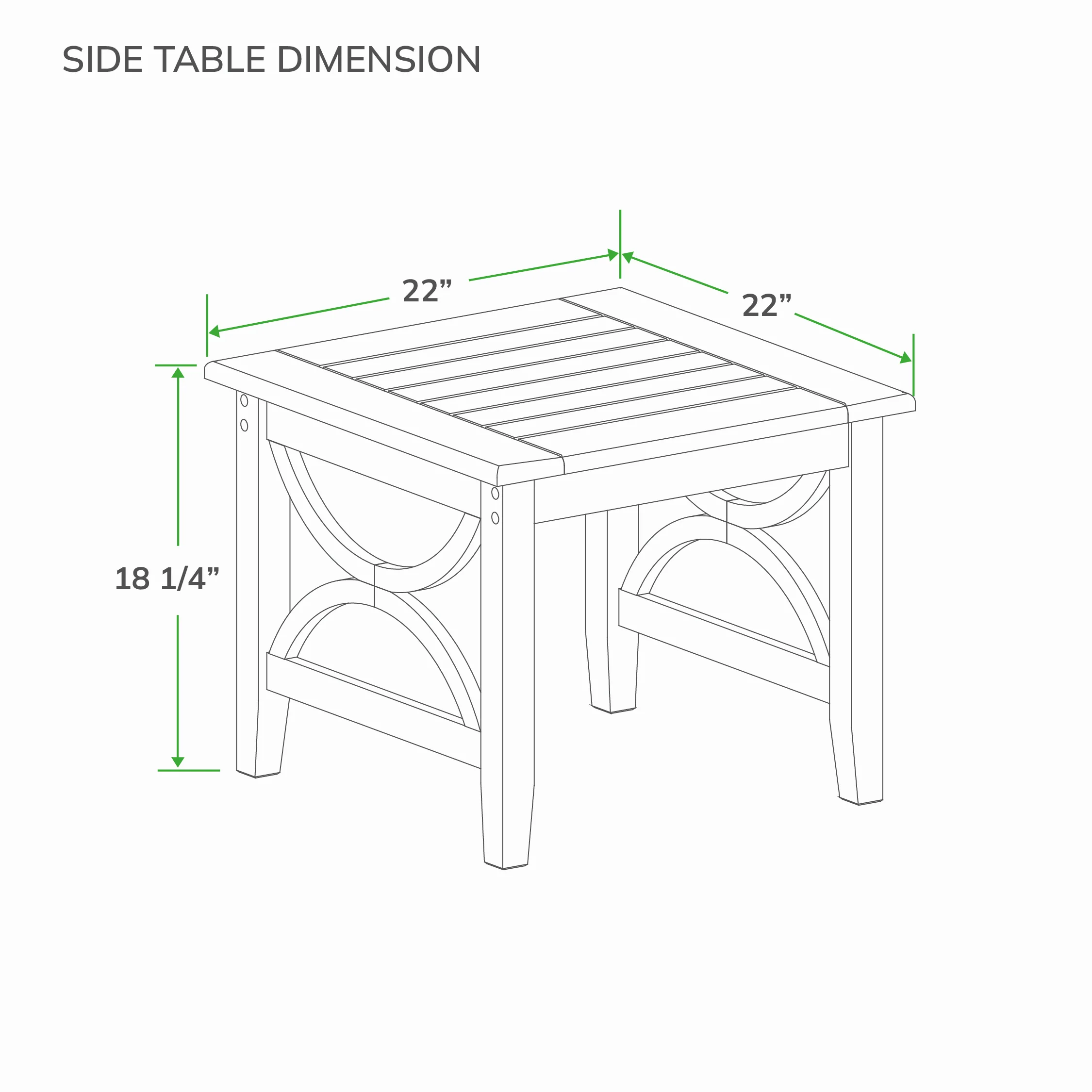 Abbington 5 Pieces Teak Wood Patio Conversation Set with Beige Cushion - Image 17