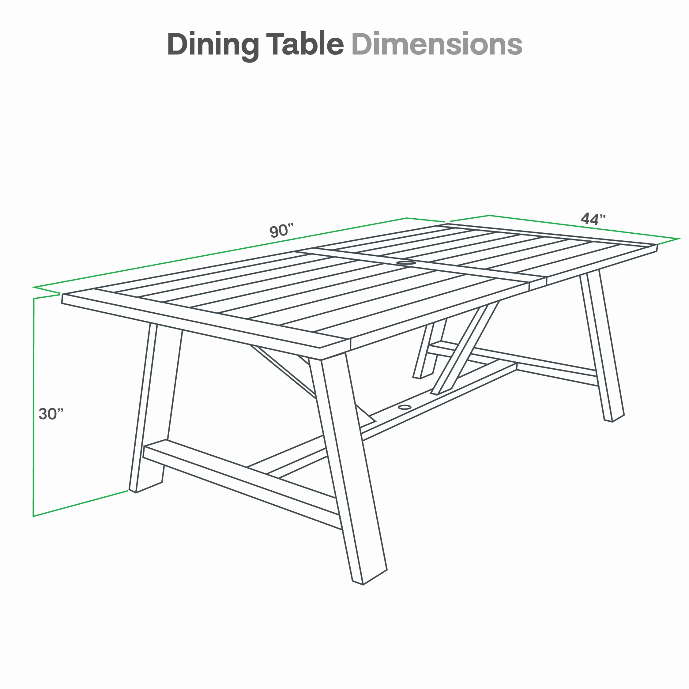 Carmel Teak Wood 7 Piece Outdoor Dining Set - Image 16