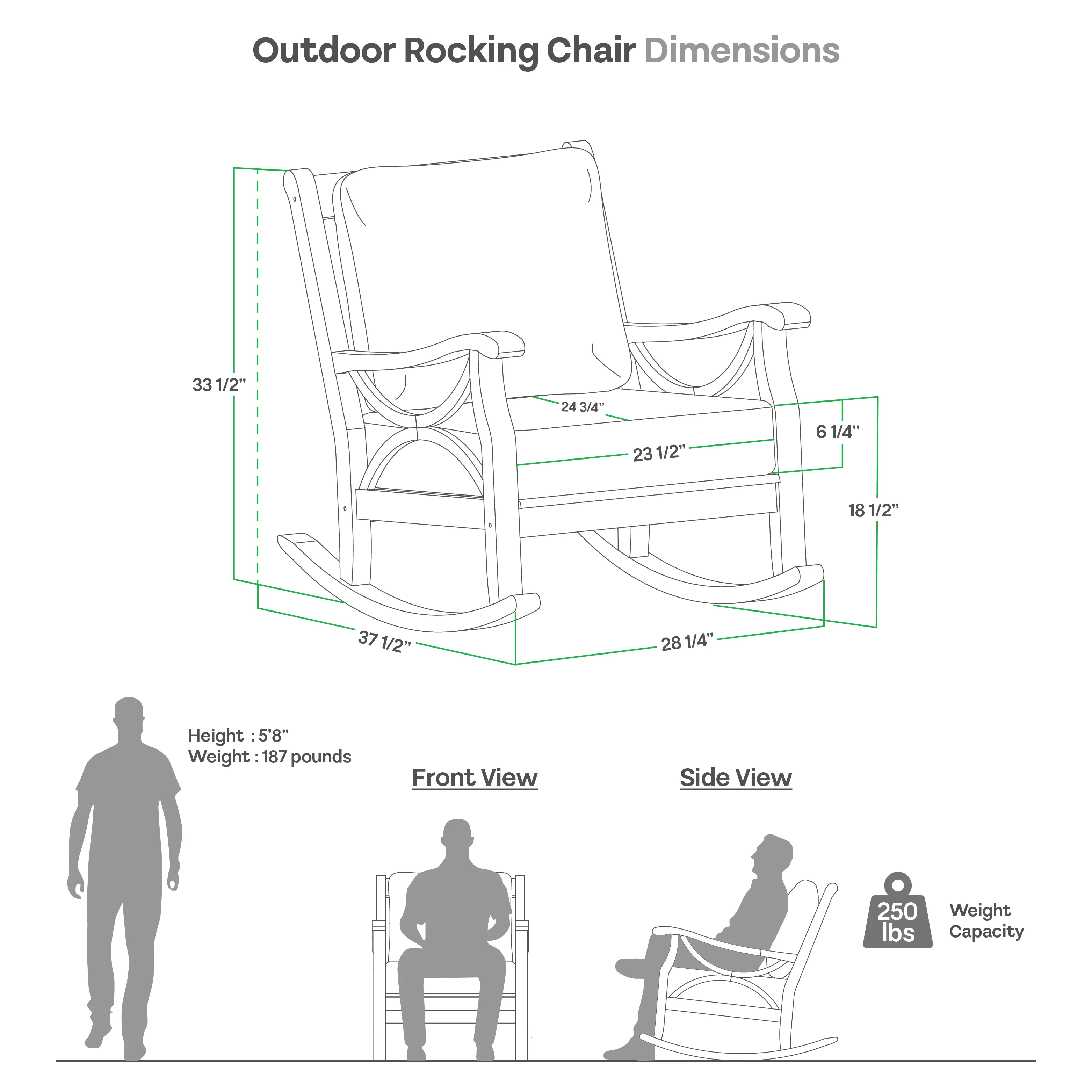 Abbington Solid Teak Wood 4 Piece Outdoor Conversation Set with Gray Cushion - Image 14