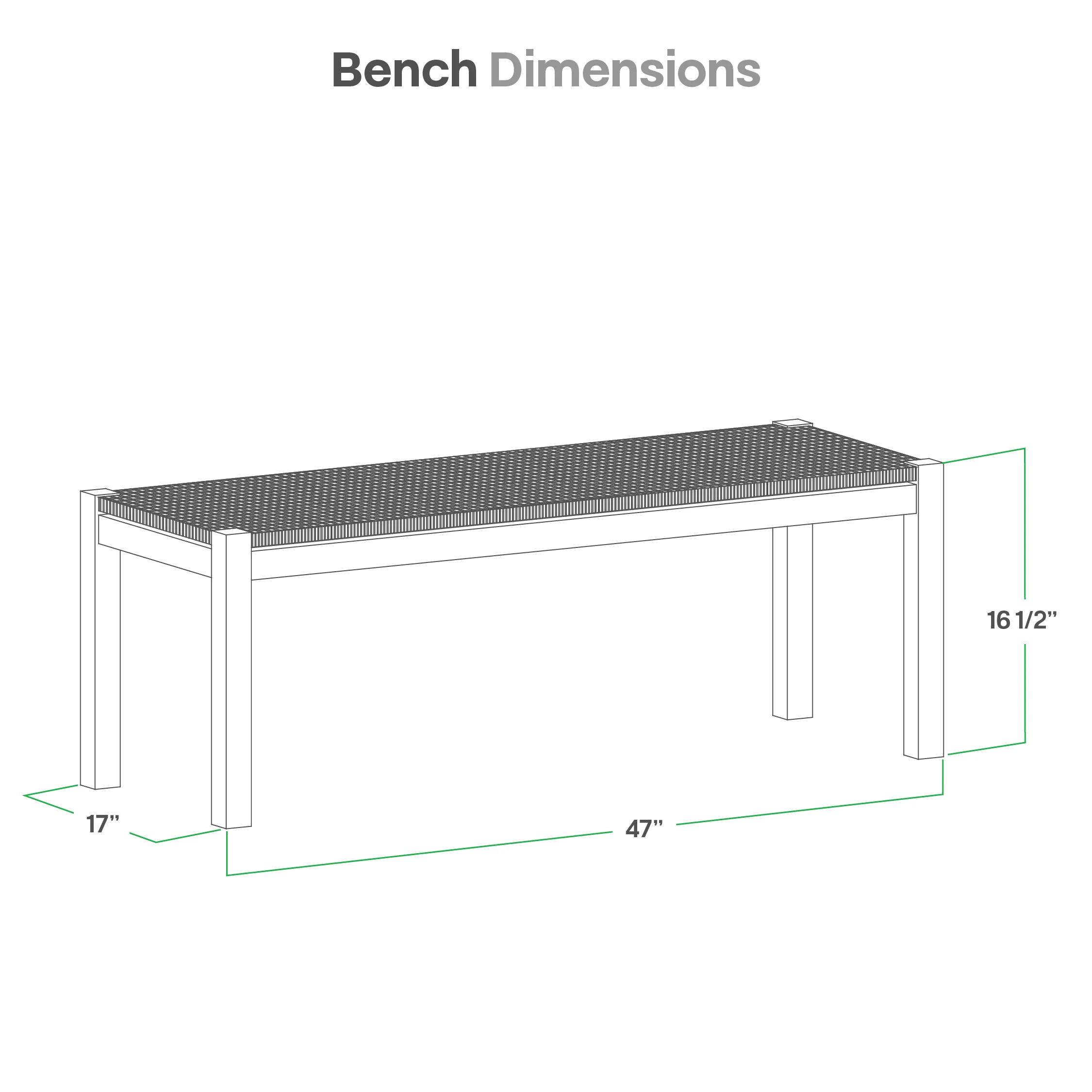 Abbington Teak Wood 4 Piece Outdoor Dining Set with Backless Bench - Image 14