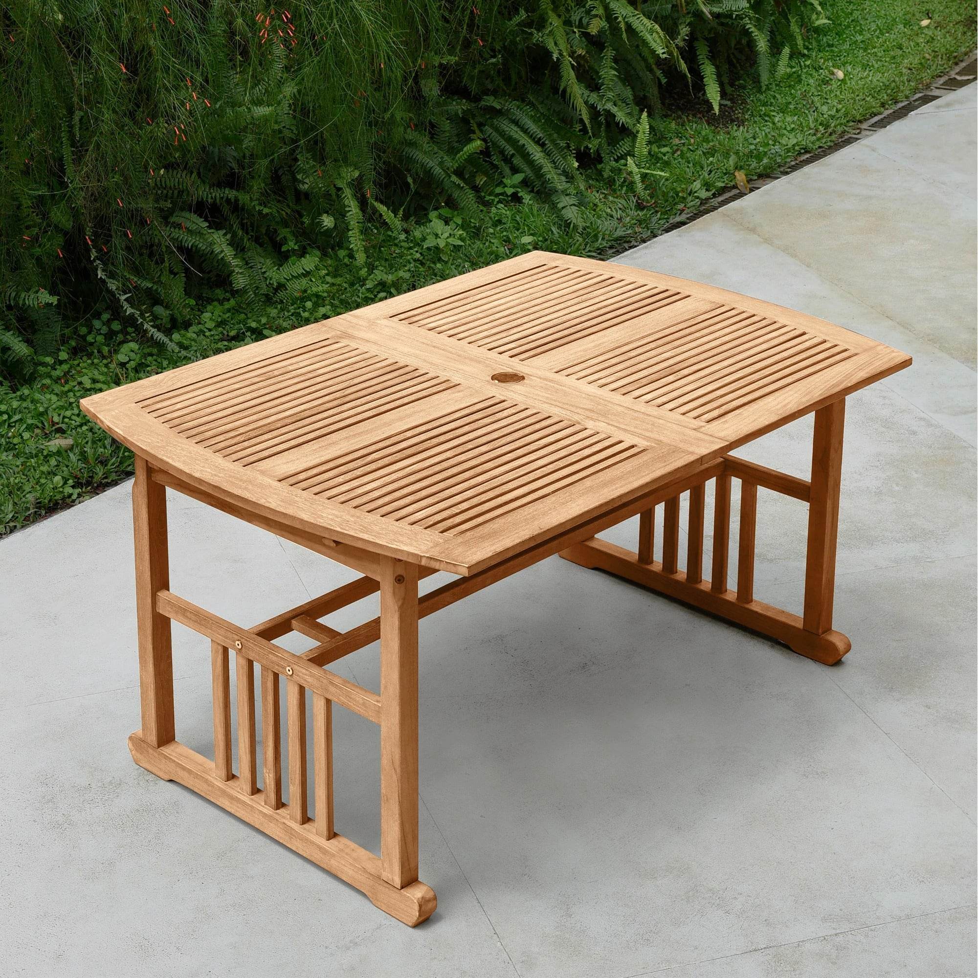 Abbington Teak Wood 7 Pieces Outdoor Dining Set - Image 9