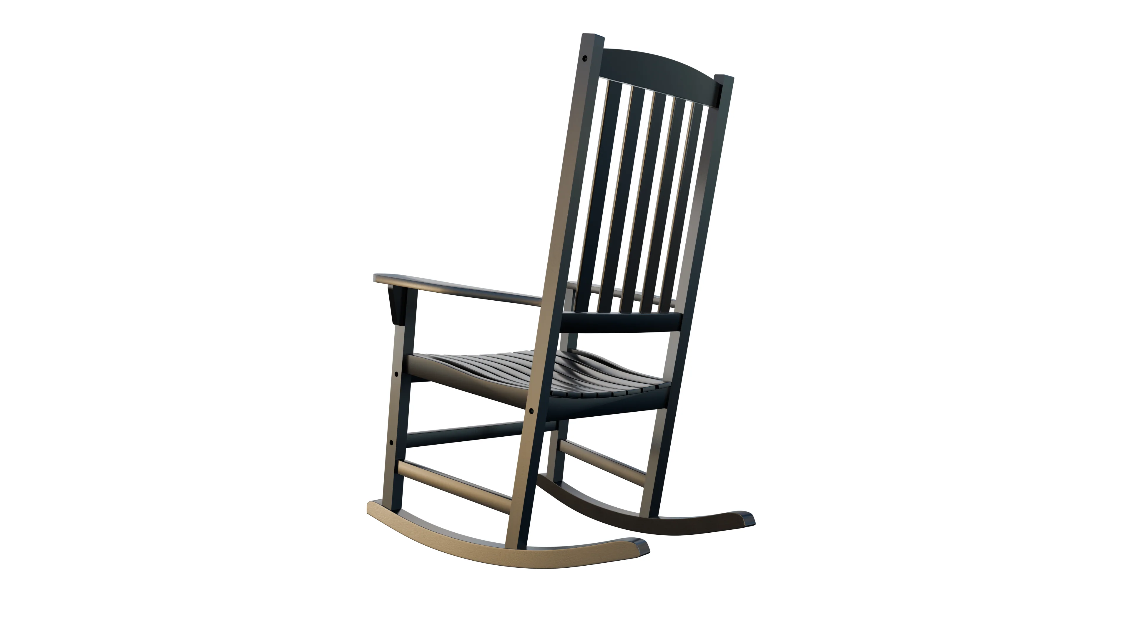 Alston 2 Piece Mahogany Wood Red Porch Rocking Chair - Image 11