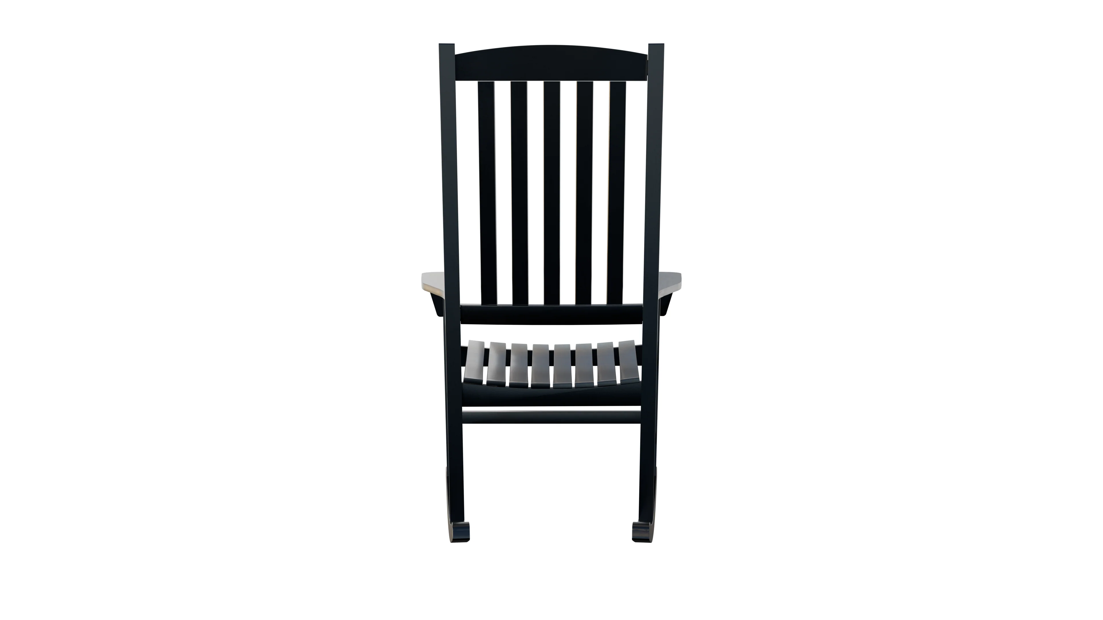 Alston 2 Piece Mahogany Wood Red Porch Rocking Chair - Image 12