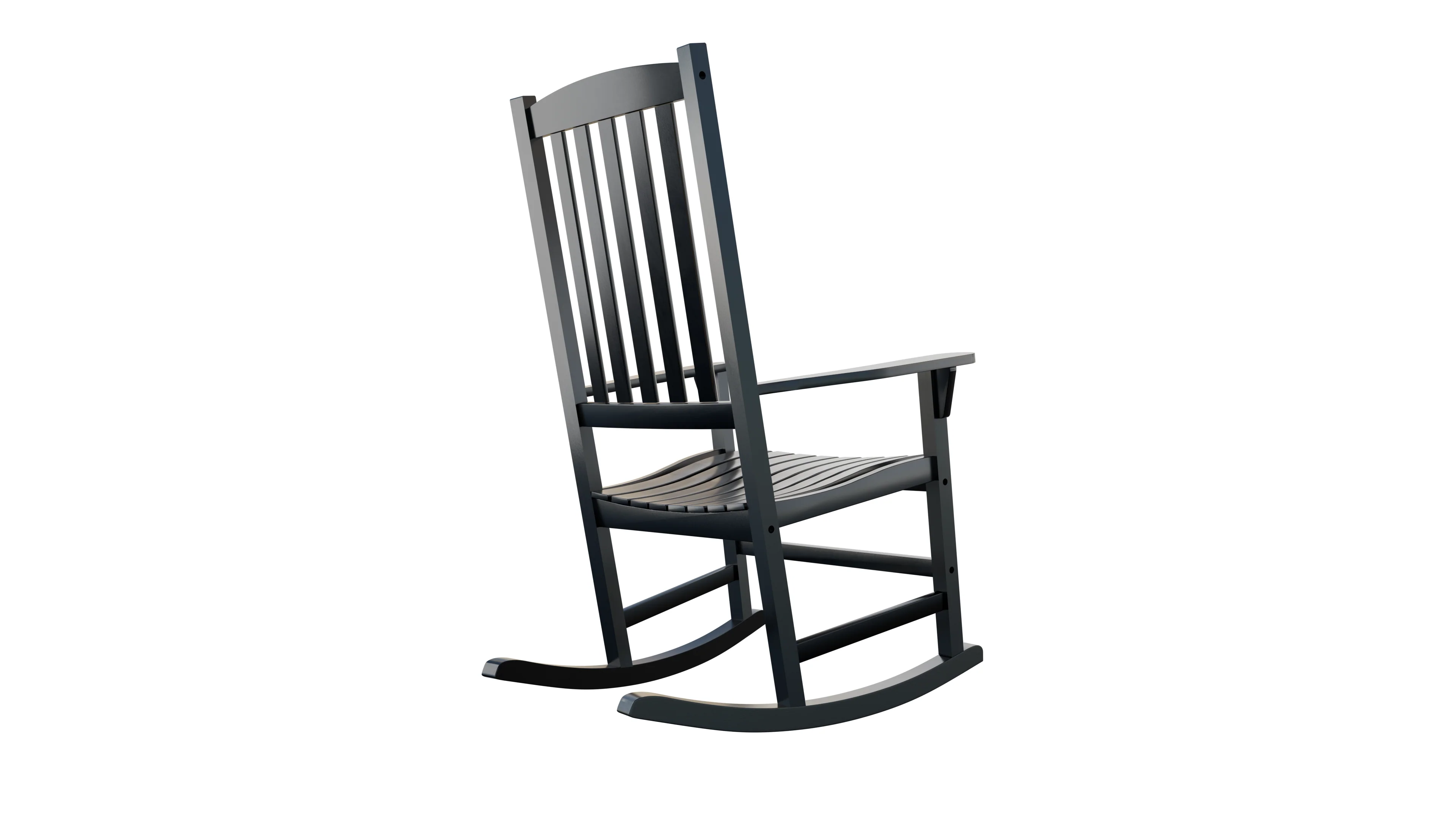 Alston 2 Piece Mahogany Wood Red Porch Rocking Chair - Image 13