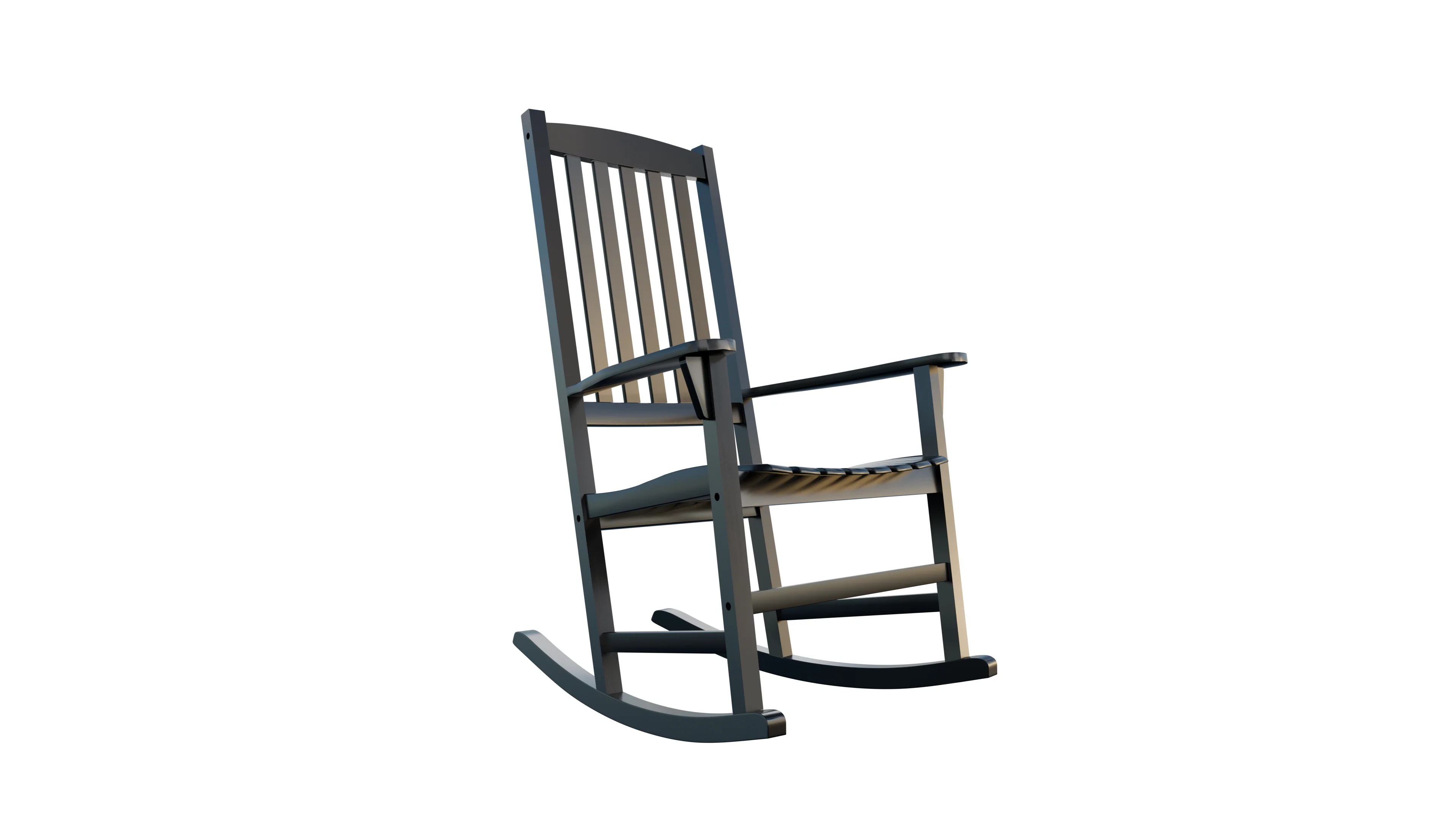 Alston 2 Piece Mahogany Wood Red Porch Rocking Chair - Image 15