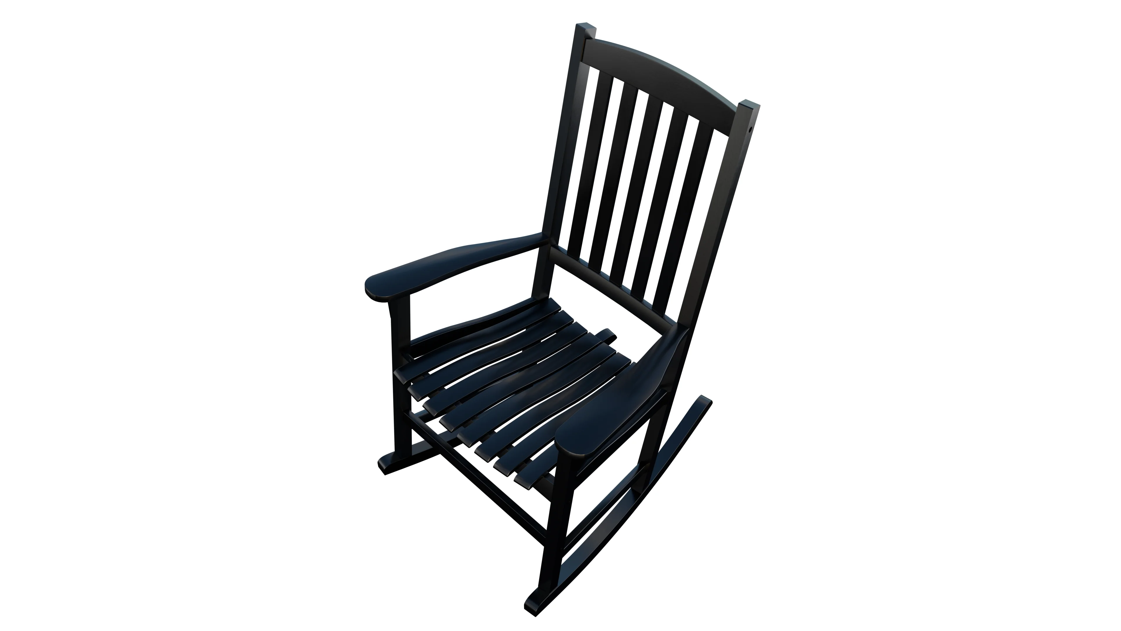 Alston 2 Piece Mahogany Wood Red Porch Rocking Chair - Image 17