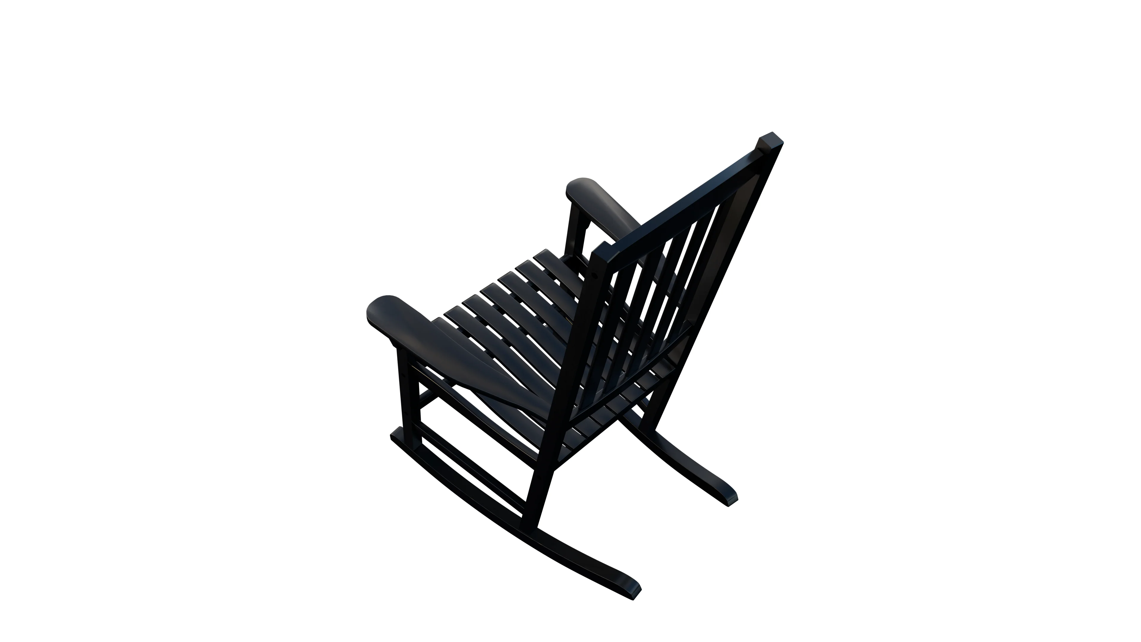 Alston 2 Piece Mahogany Wood Red Porch Rocking Chair - Image 19