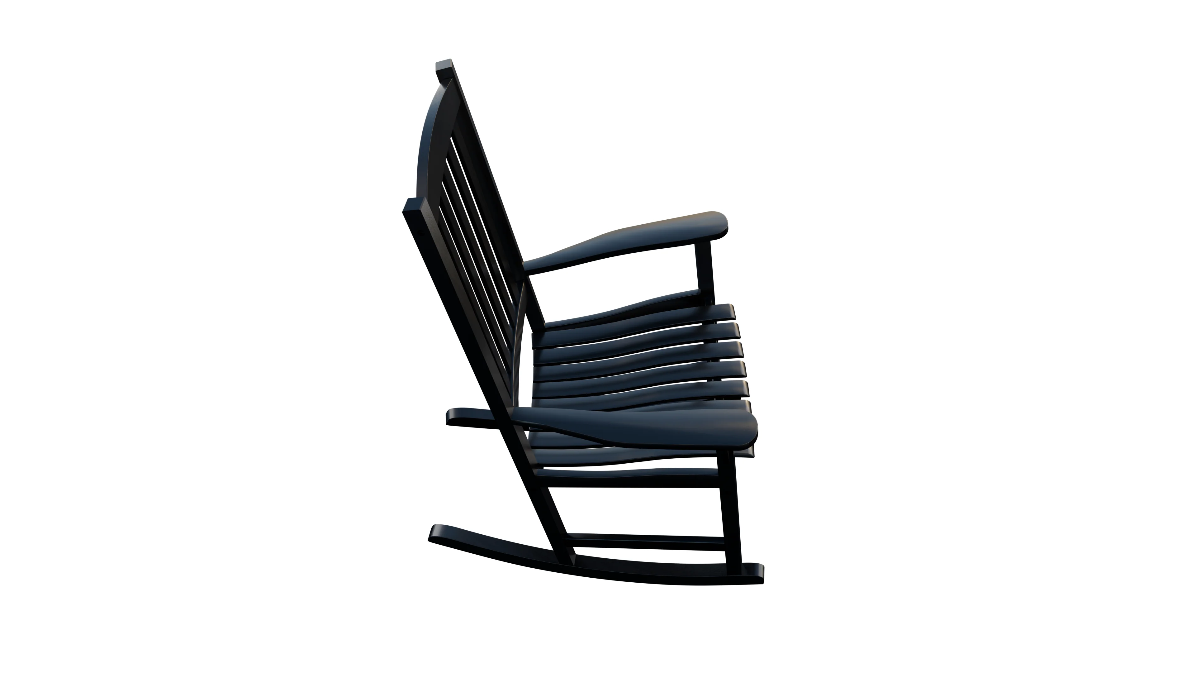 Alston 2 Piece Mahogany Wood Red Porch Rocking Chair - Image 22