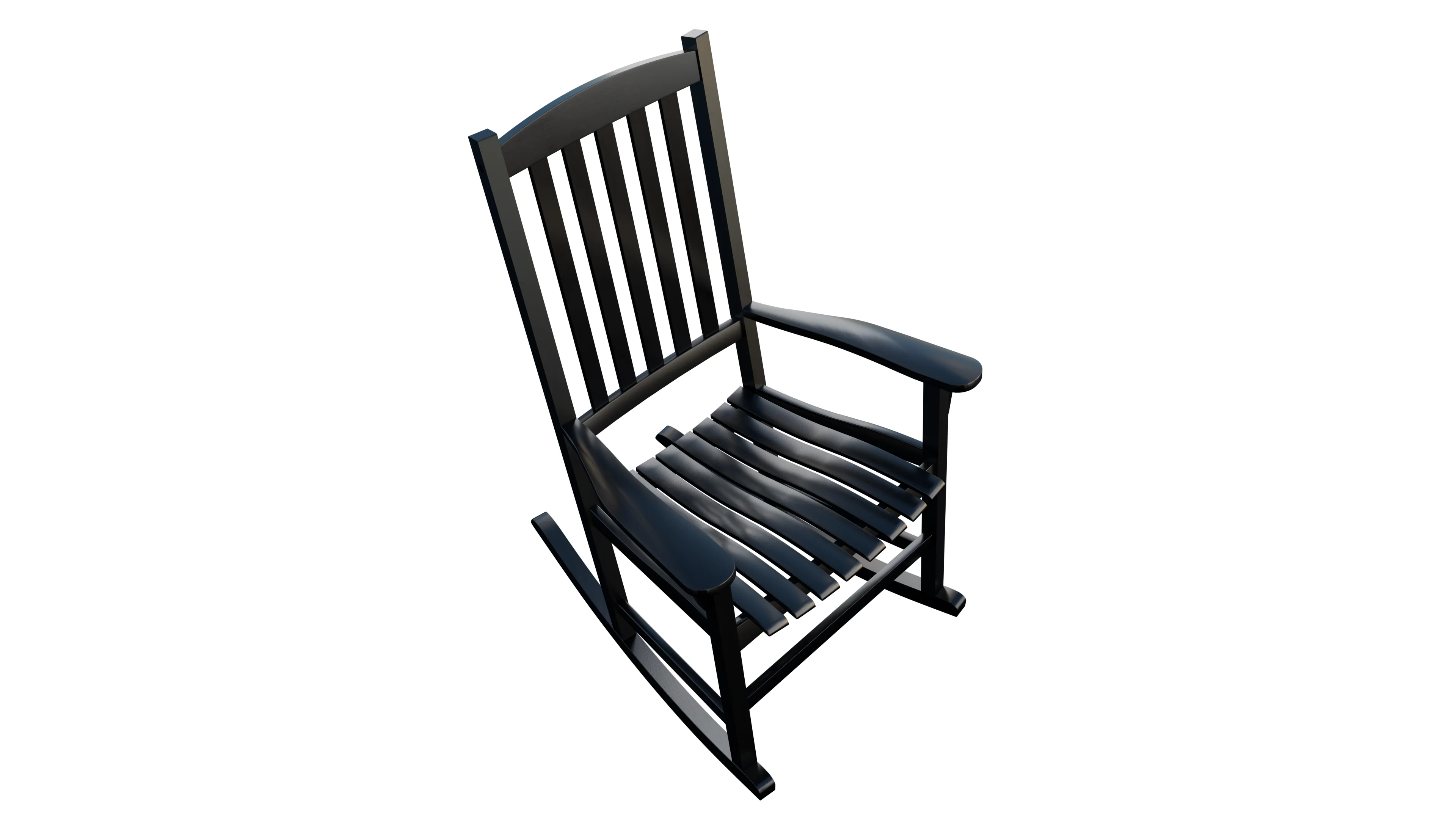 Alston 2 Piece Mahogany Wood Red Porch Rocking Chair - Image 23