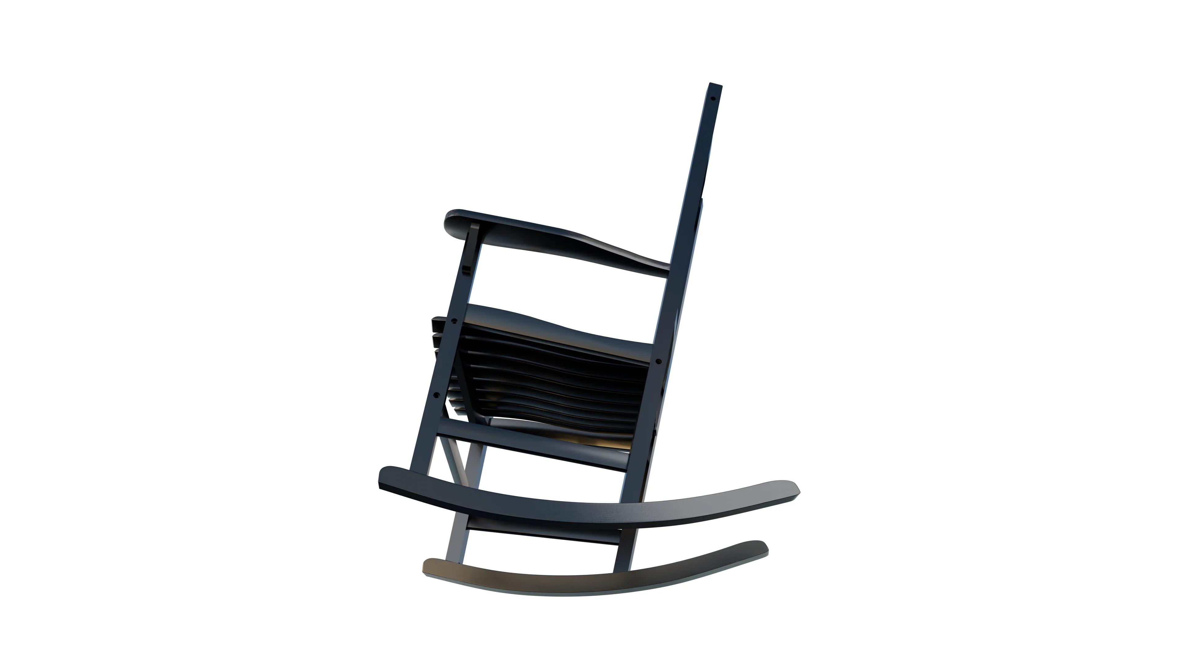 Alston 2 Piece Mahogany Wood Red Porch Rocking Chair - Image 34
