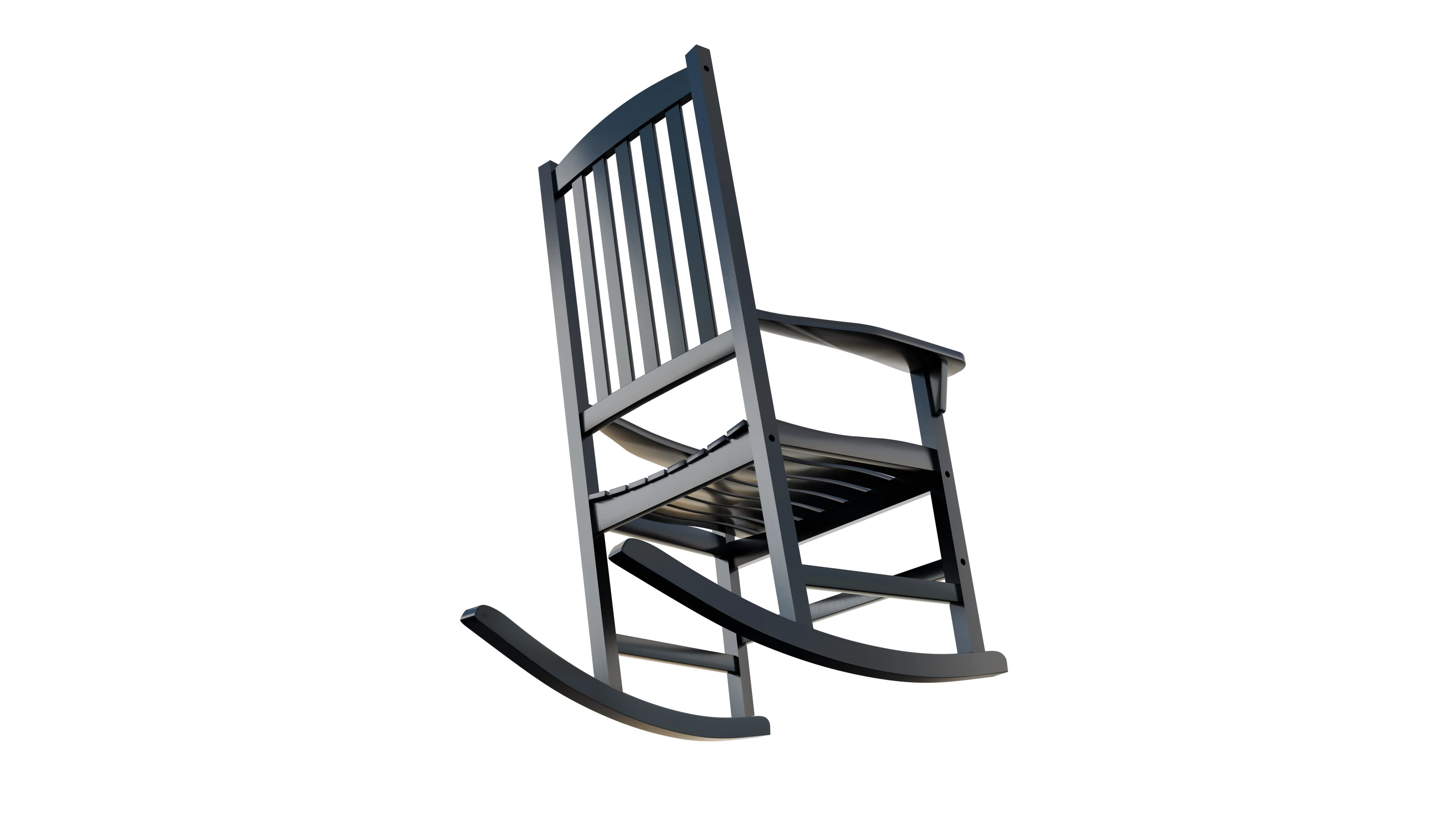 Alston 2 Piece Mahogany Wood Red Porch Rocking Chair - Image 37