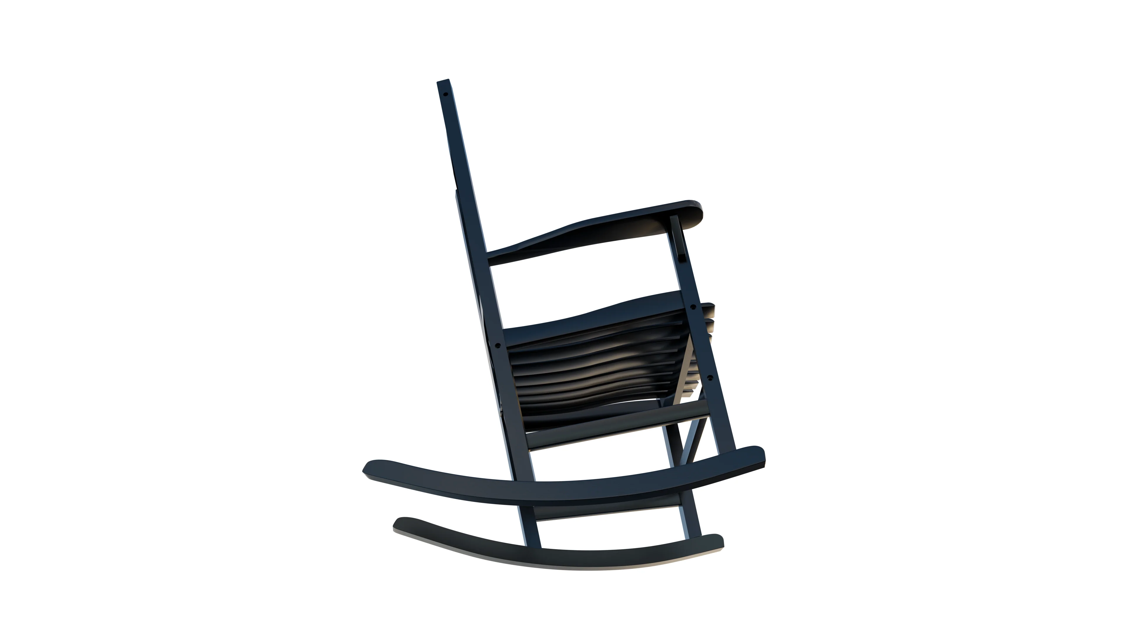 Alston 2 Piece Mahogany Wood Red Porch Rocking Chair - Image 38