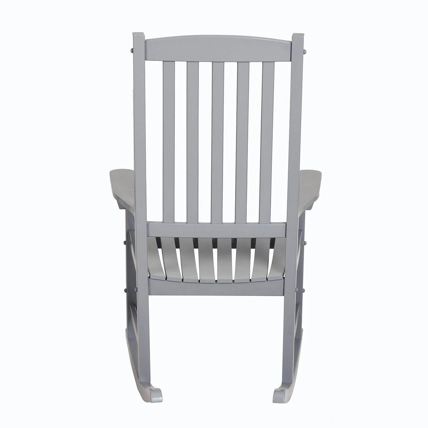 Alston 2 Piece Mahogany Wood Slate Gray Porch Rocking Chair - Image 9