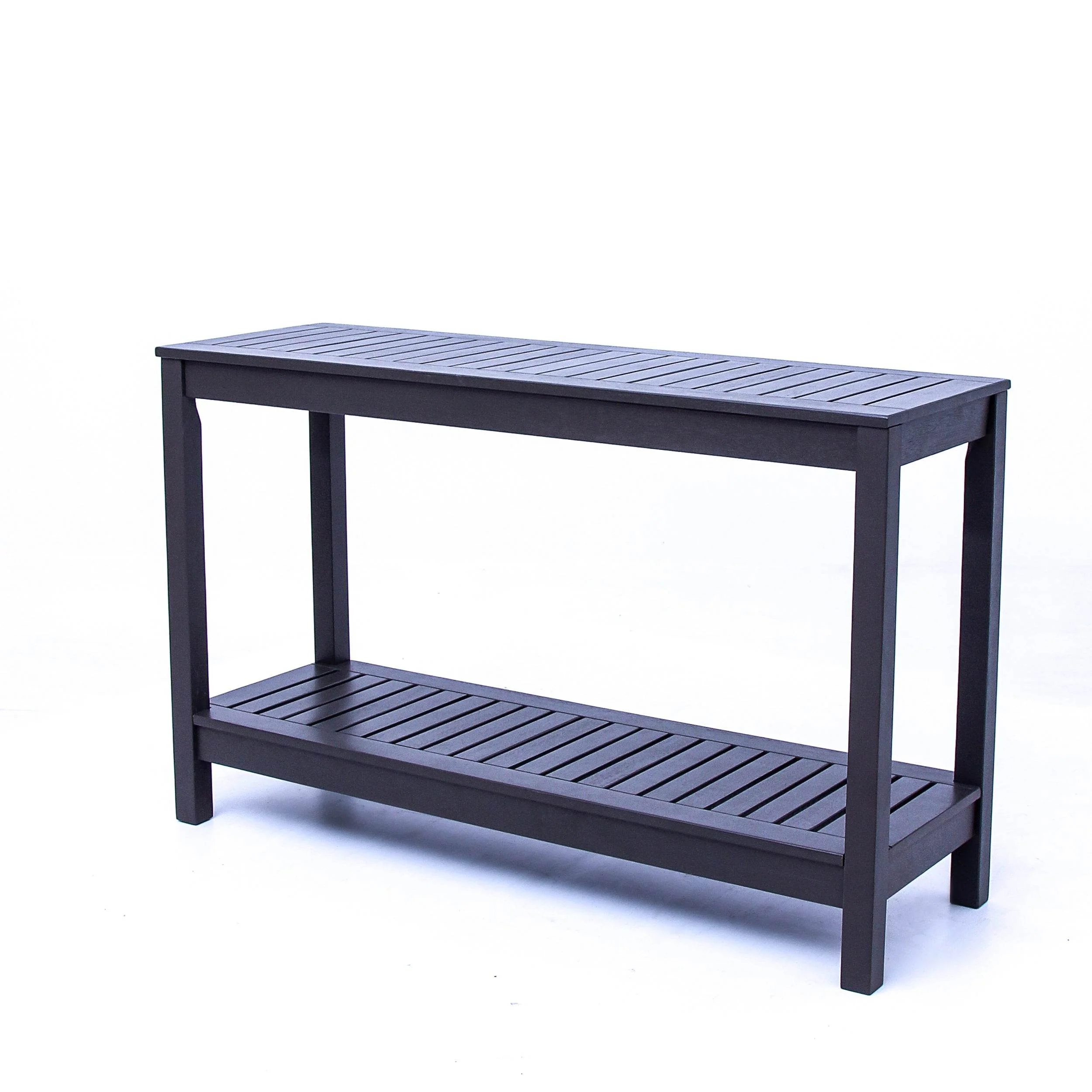 Carlota Mahogany Wood Outdoor Console Table - Image 16