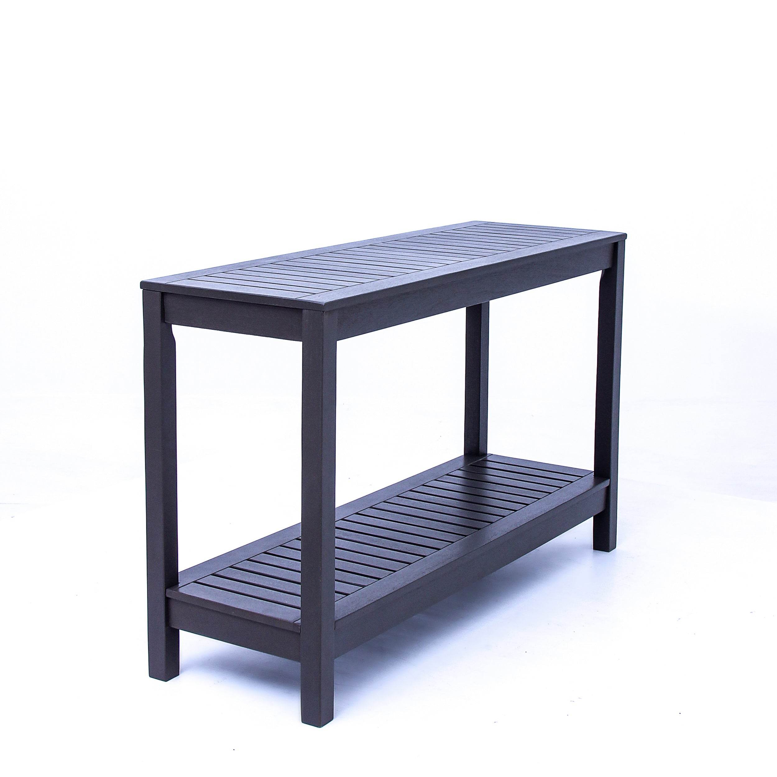 Carlota Mahogany Wood Outdoor Console Table - Image 27