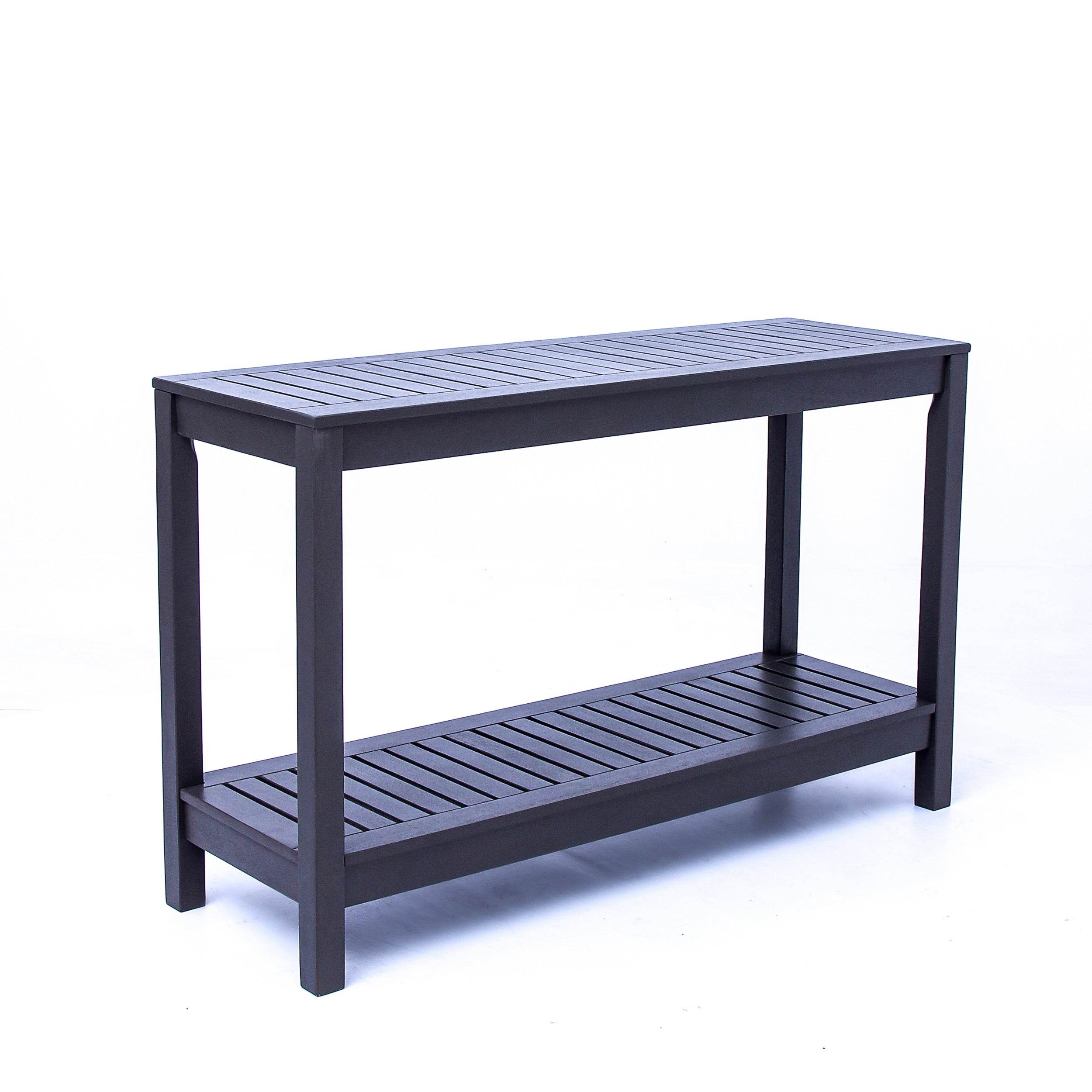 Carlota Mahogany Wood Outdoor Console Table - Image 29