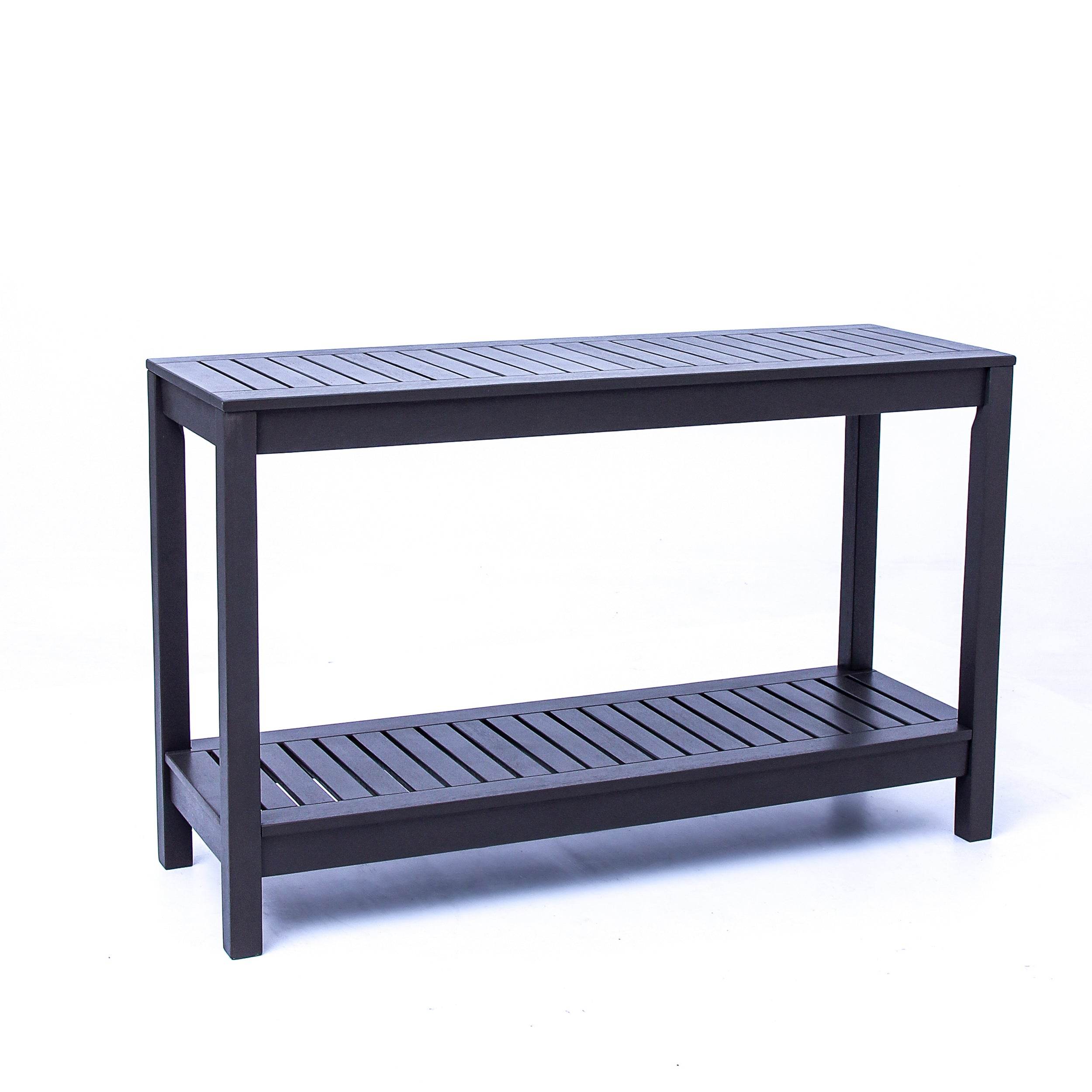Carlota Mahogany Wood Outdoor Console Table - Image 31