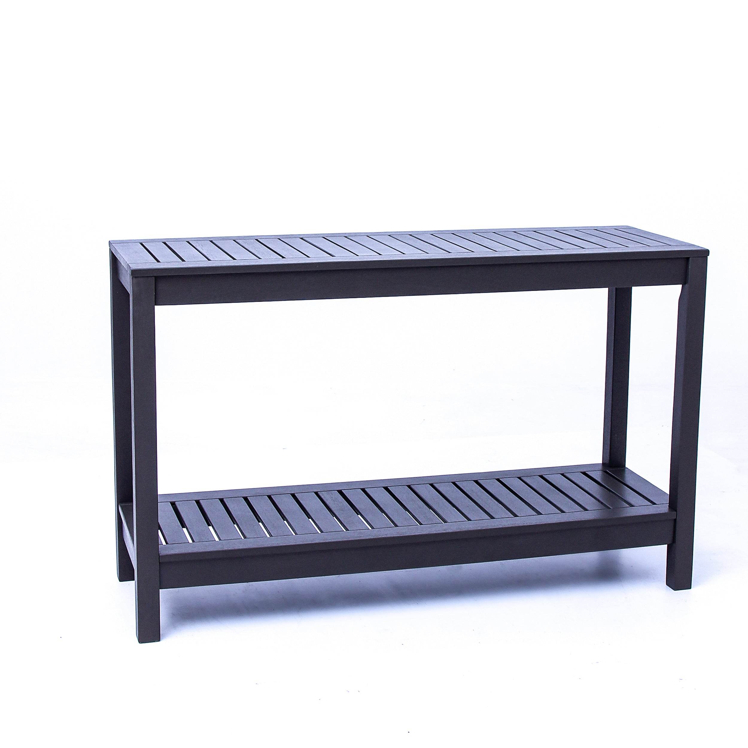 Carlota Mahogany Wood Outdoor Console Table - Image 32