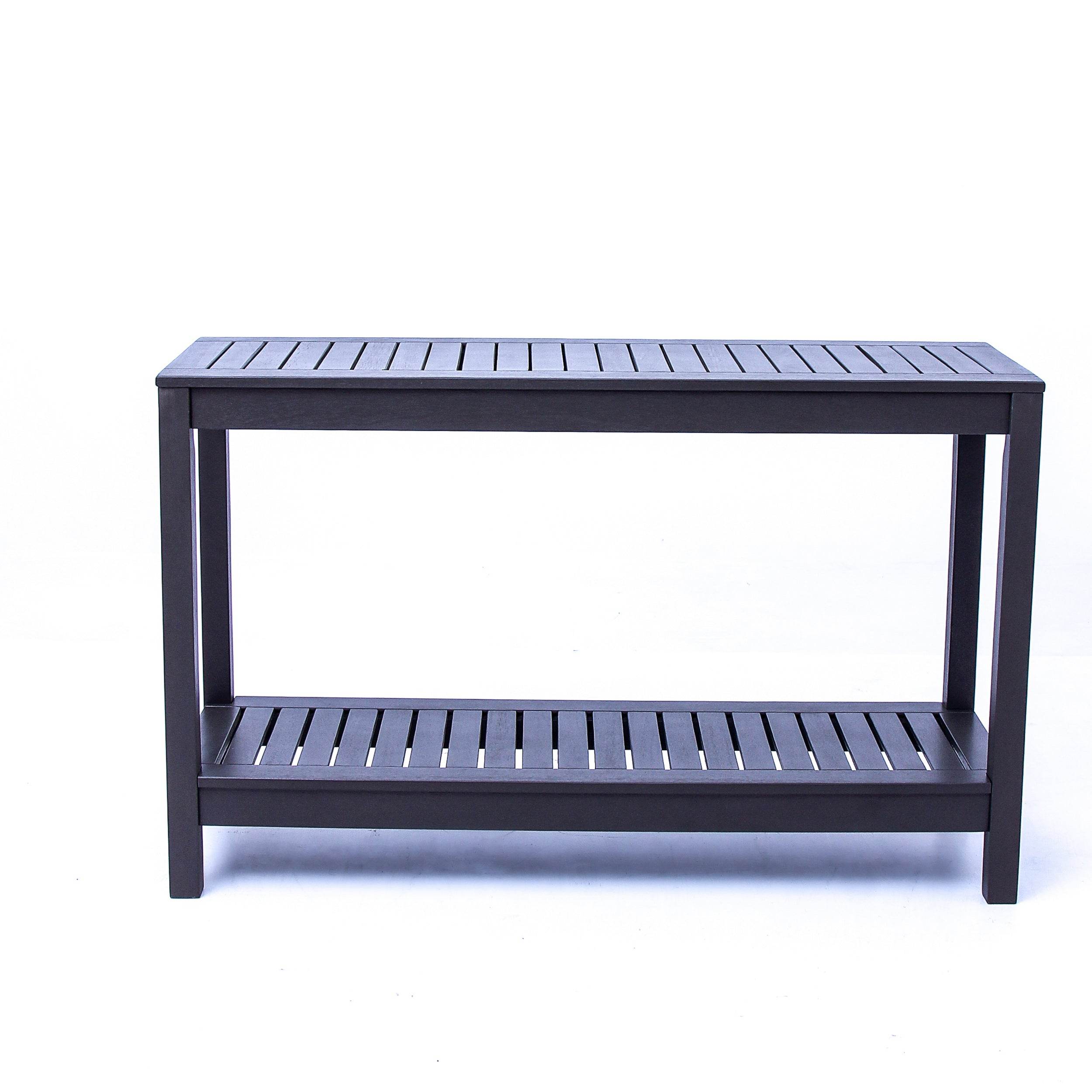 Carlota Mahogany Wood Outdoor Console Table - Image 34