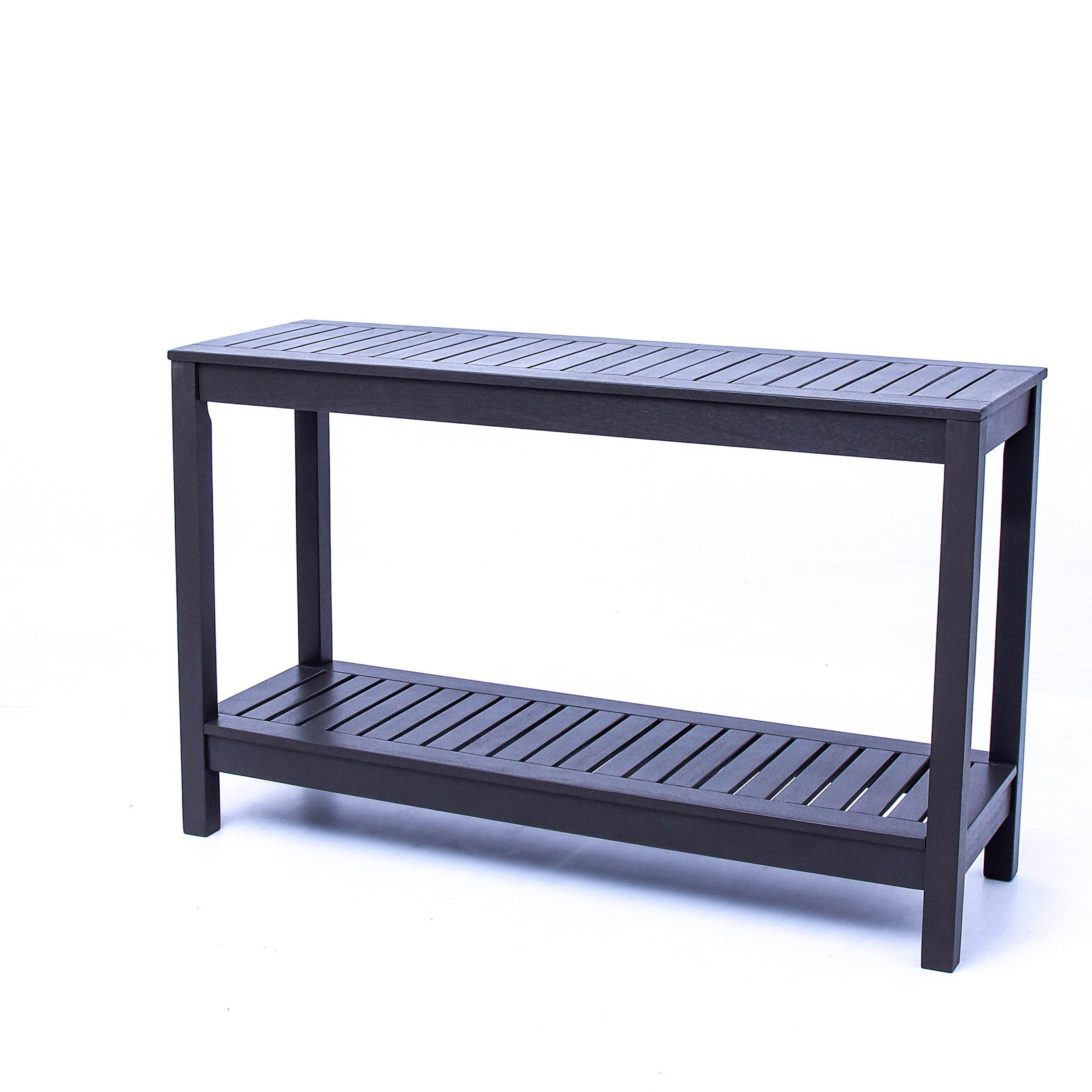 Carlota Mahogany Wood Outdoor Console Table - Image 37