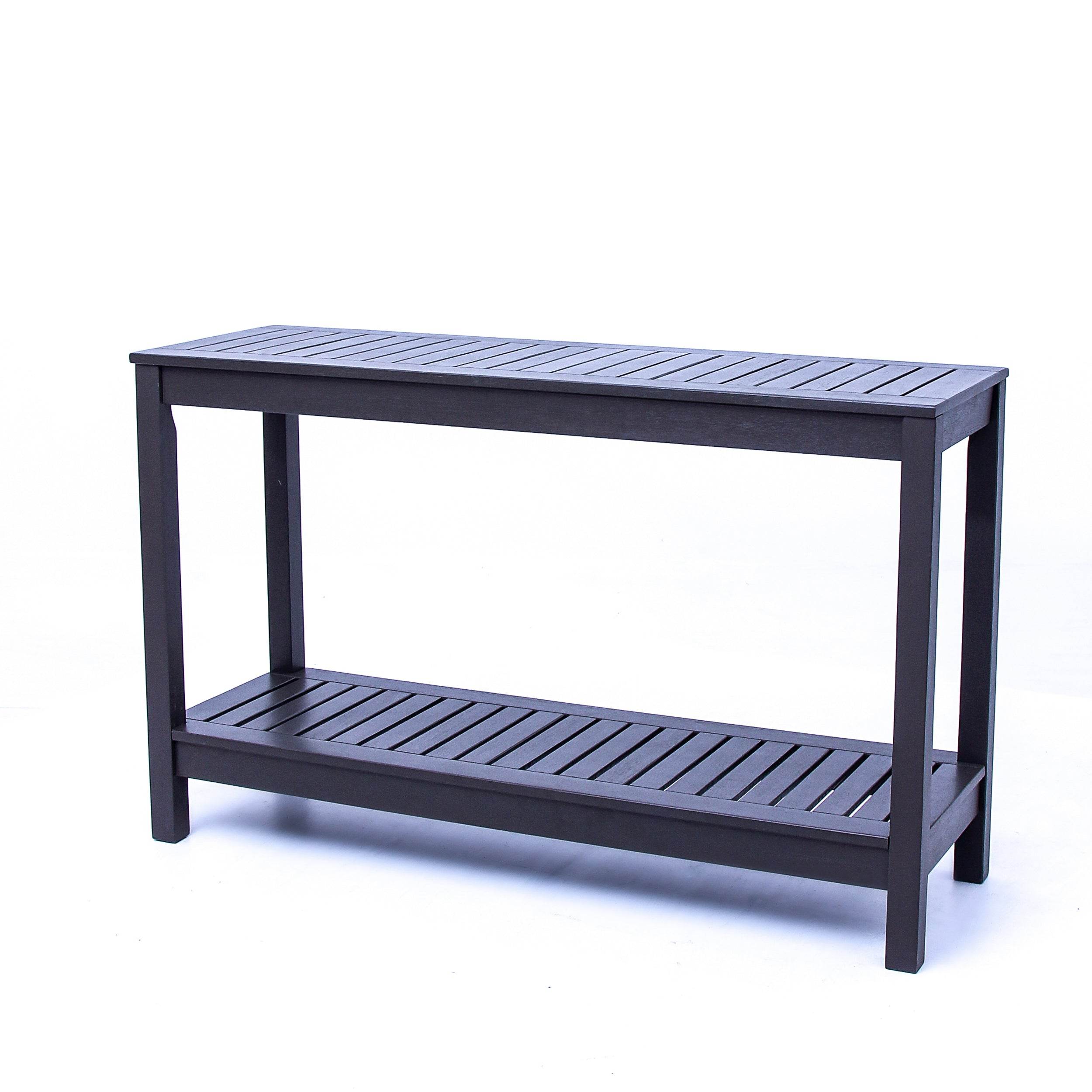 Carlota Mahogany Wood Outdoor Console Table - Image 58