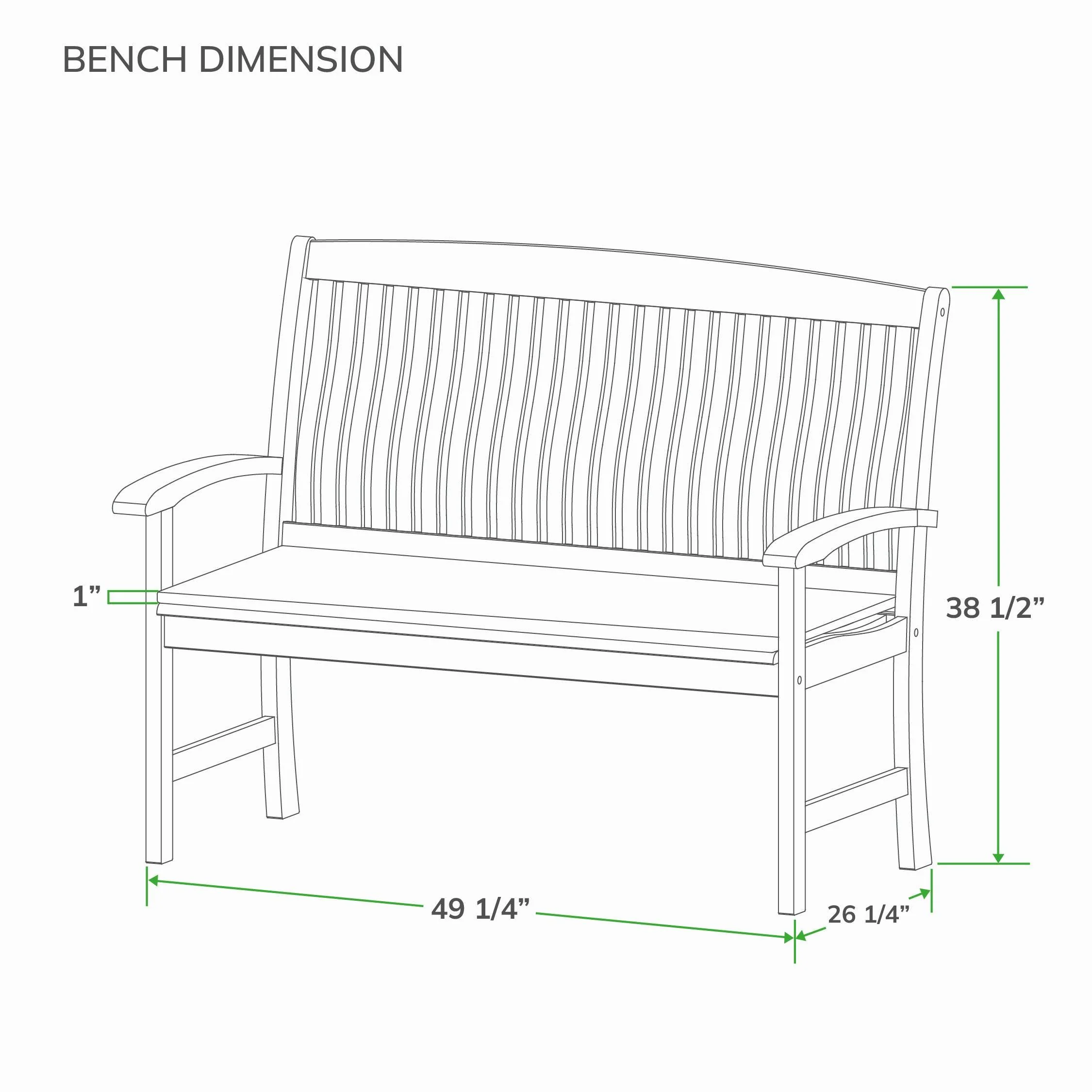 Caterina Teak Wood 6 Piece Outdoor Dining Set - Image 11