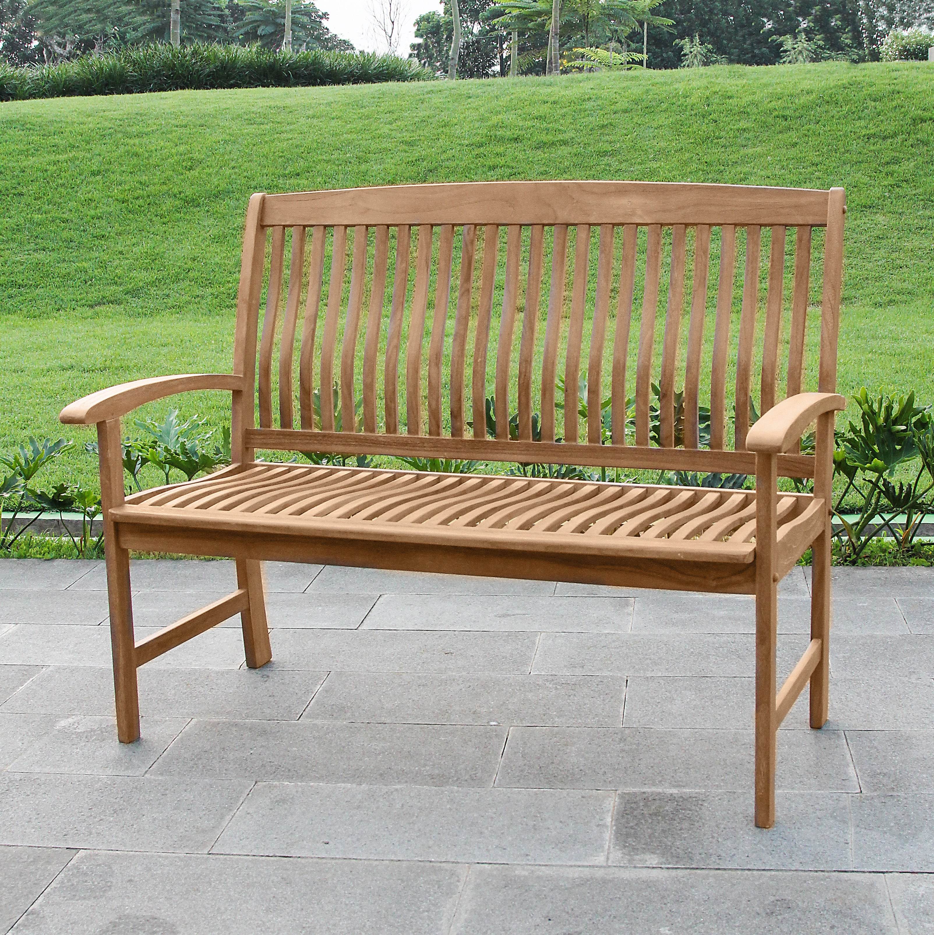 Caterina Teak Wood 6 Piece Outdoor Dining Set - Image 6
