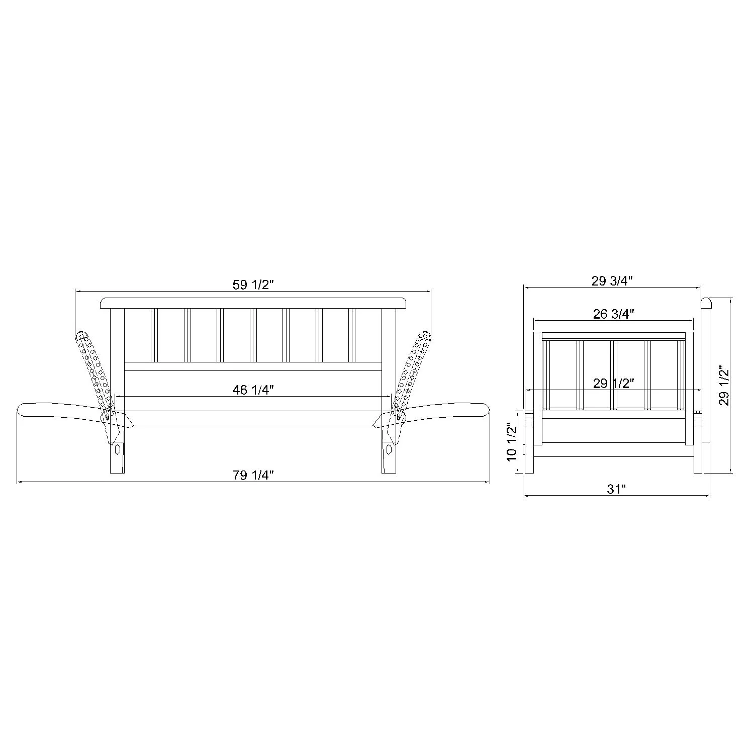 Chester Teak Wicker Outdoor Convertible Sofa Daybed with Sunbrella Cast Shale Cushion - Image 19