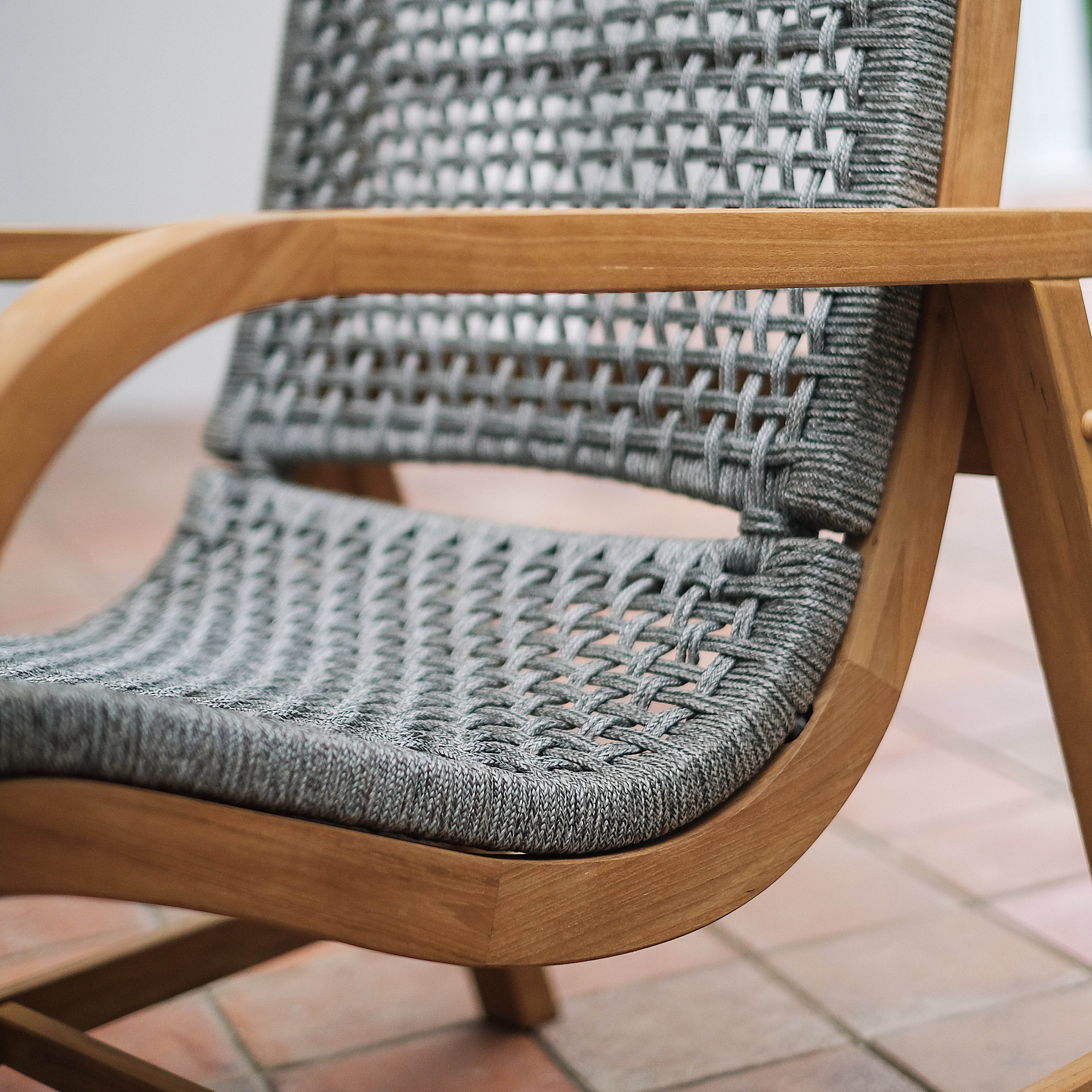 Dunham Teak Wood 3 Piece Patio Conversation Set (FREE Lumbar Pillow) - Image 11