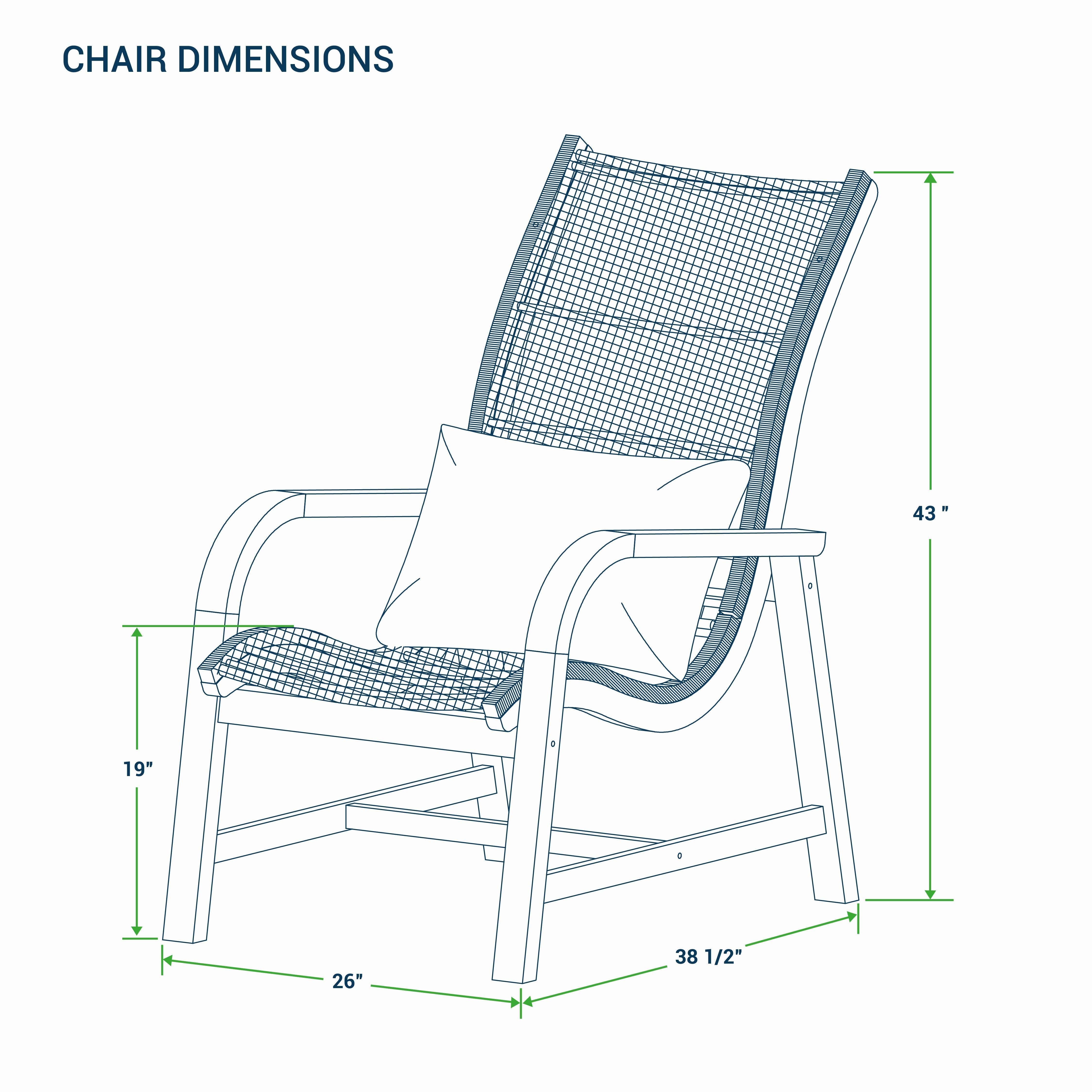 Dunham Teak Wood 3 Piece Patio Conversation Set (FREE Lumbar Pillow) - Image 17