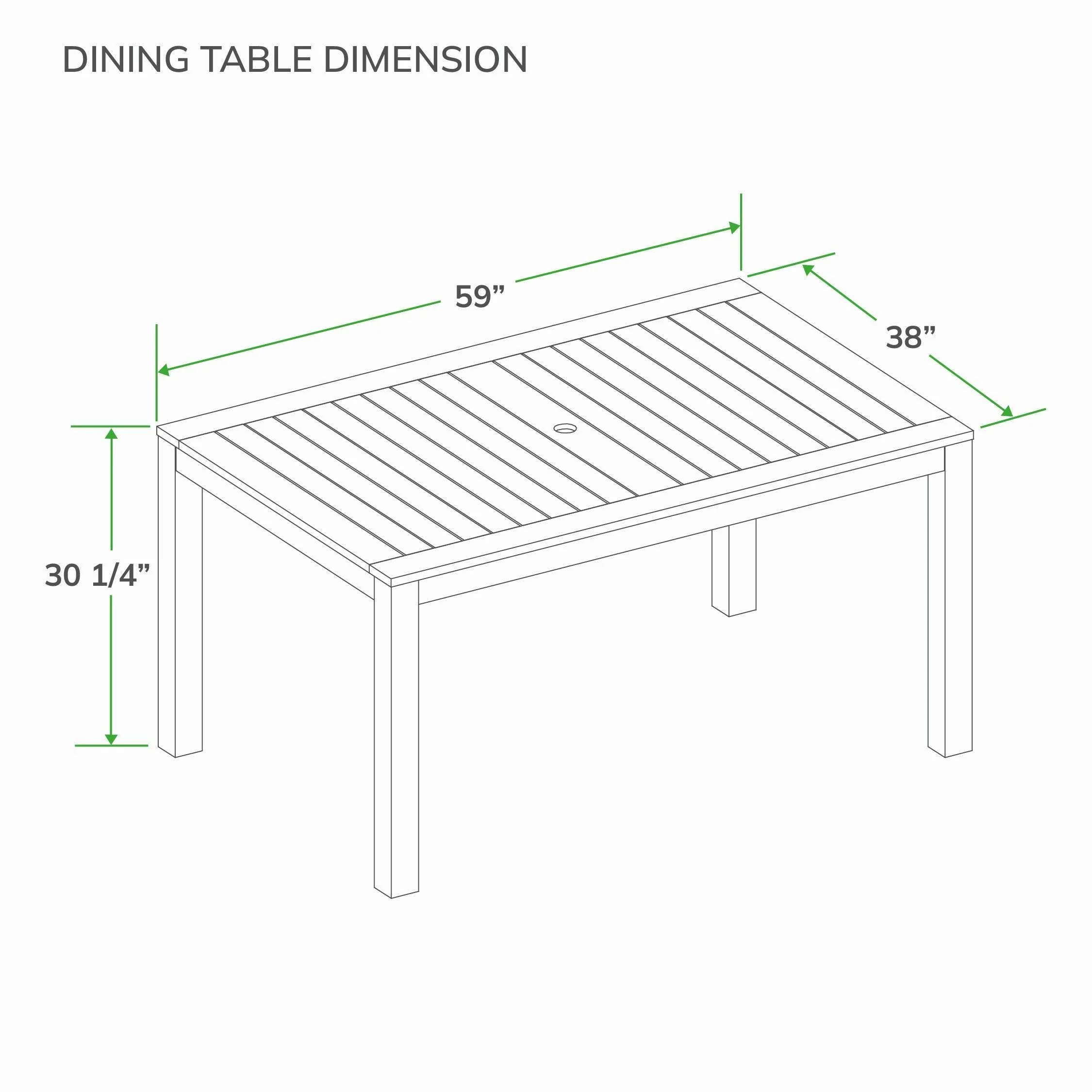 Eden Teak Wood 4 Piece Outdoor Dining Set with Gray Polyrope - Image 23