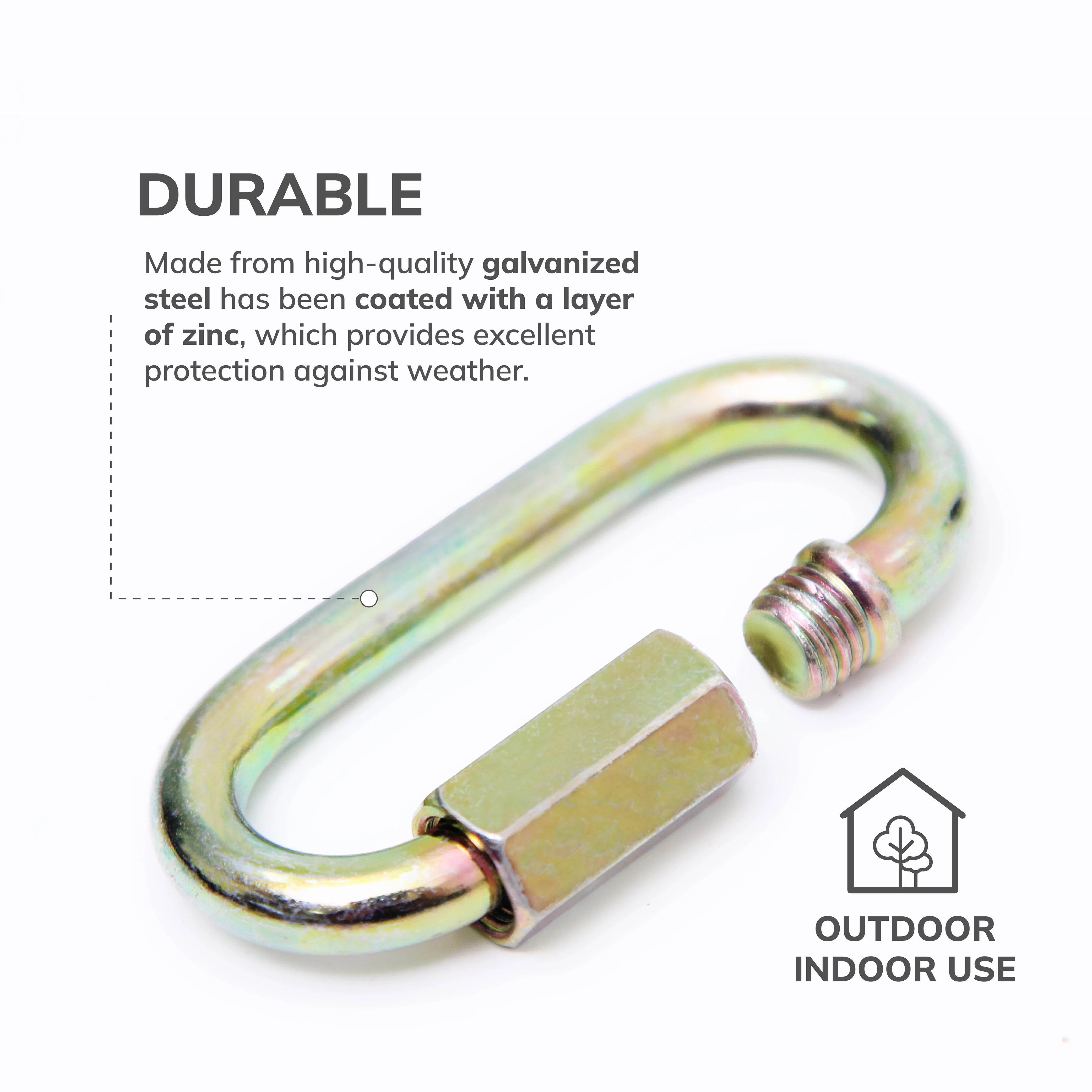 Additional Galvanized Steel Chains for Porch Swing (Set of 2) - Image 3