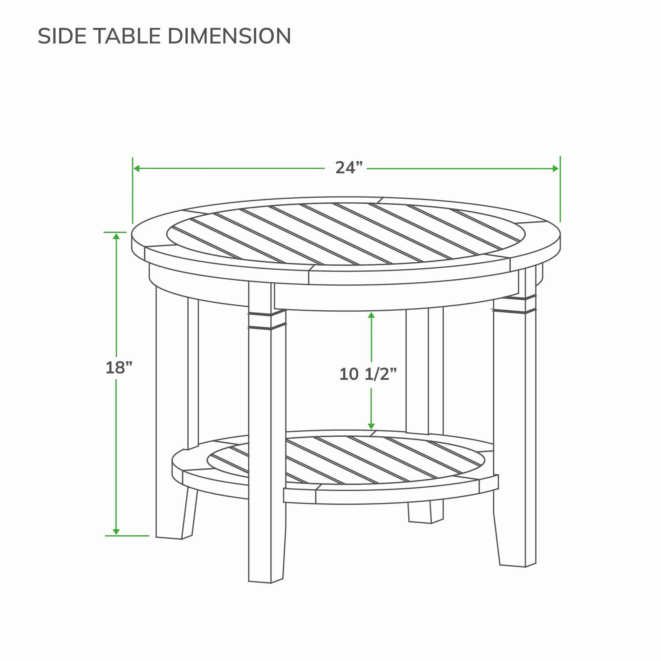 Harper Teak Wood Outdoor 3 Piece Conversation Set with Gray Cushion - Image 13