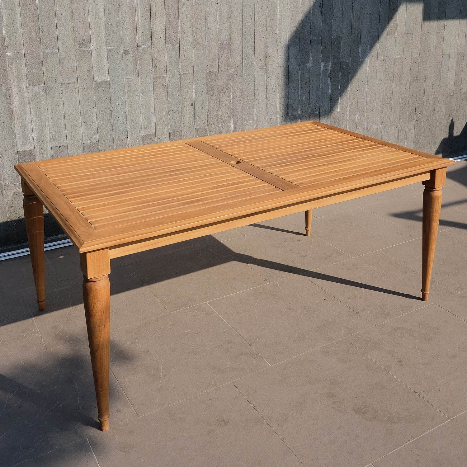 Livingston Teak Wood 6 Pieces Outdoor Dining Set - Image 10