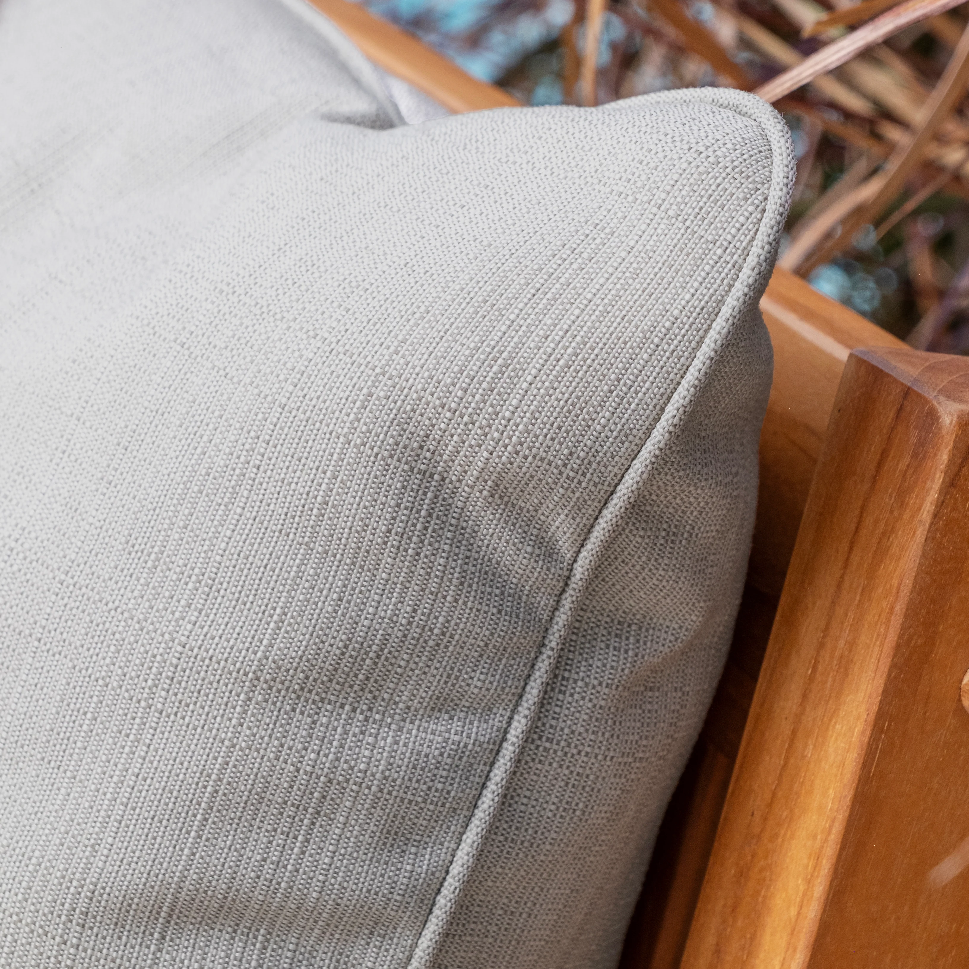 Livingston Teak Wood Outdoor Lounge Chair - Image 10