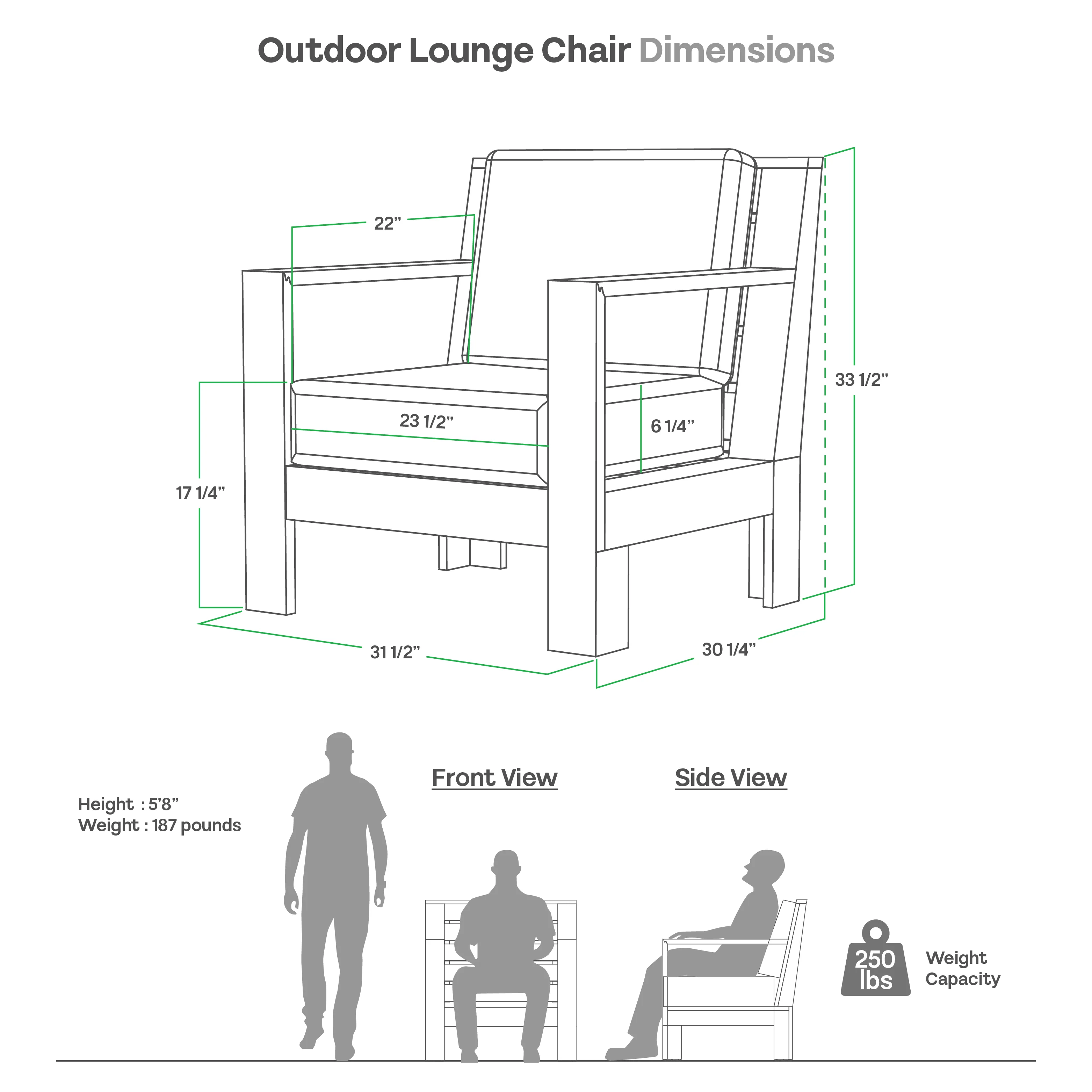 Logan Teak Wood 4 Piece Patio Conversation Set with Sunbrella Cast Shale Cushion - Image 11