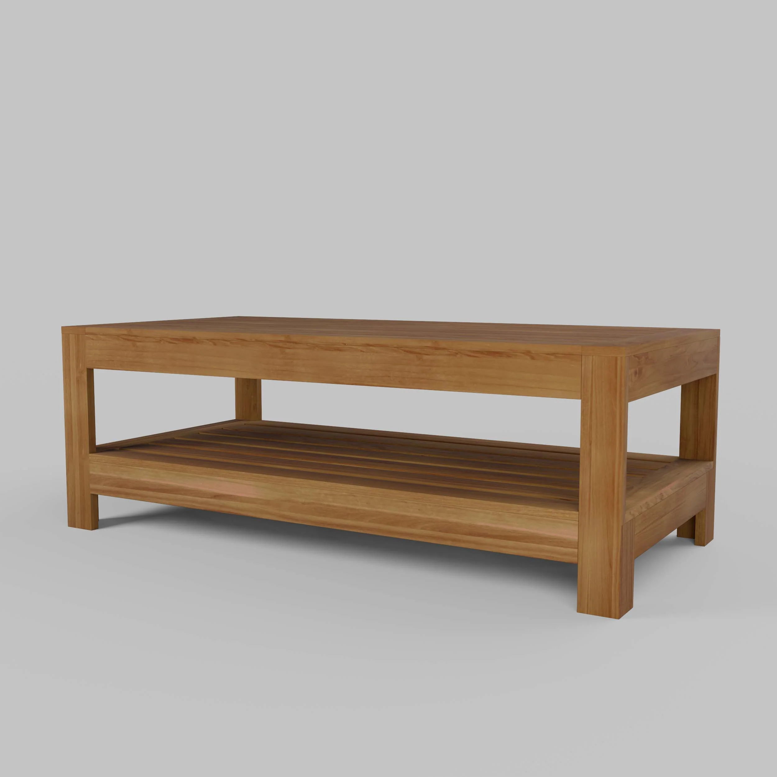Logan Teak Wood Outdoor Coffee Table - Image 16