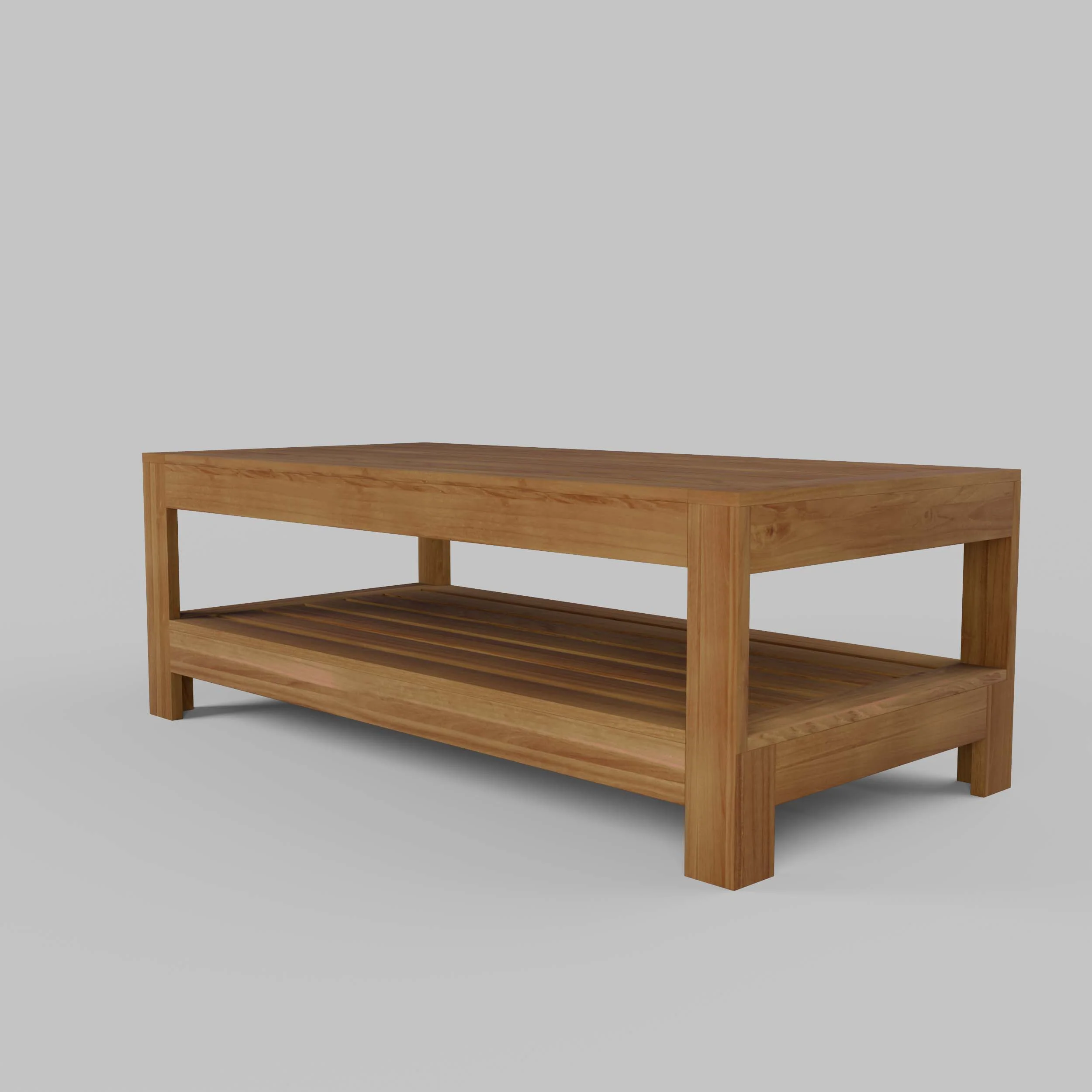 Logan Teak Wood Outdoor Coffee Table - Image 17
