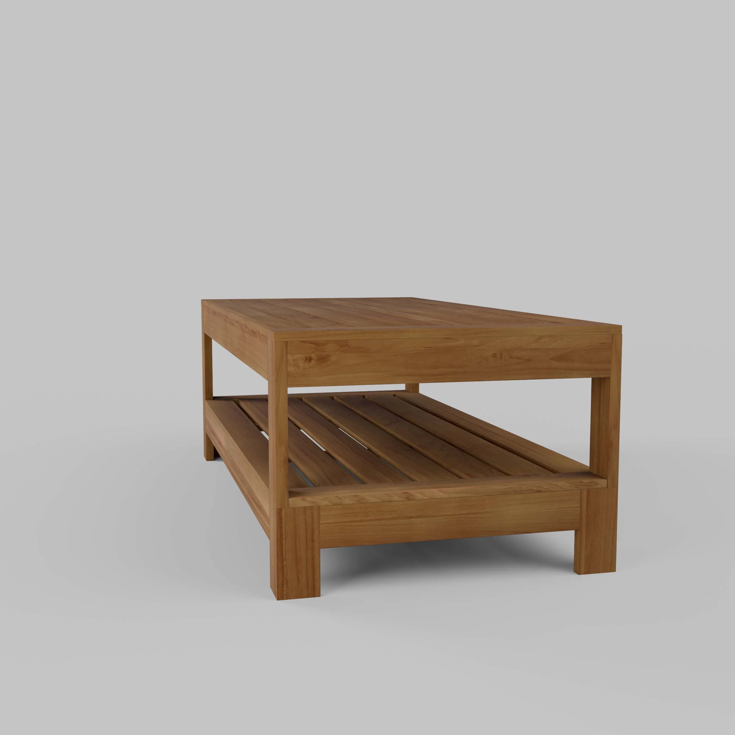 Logan Teak Wood Outdoor Coffee Table - Image 18