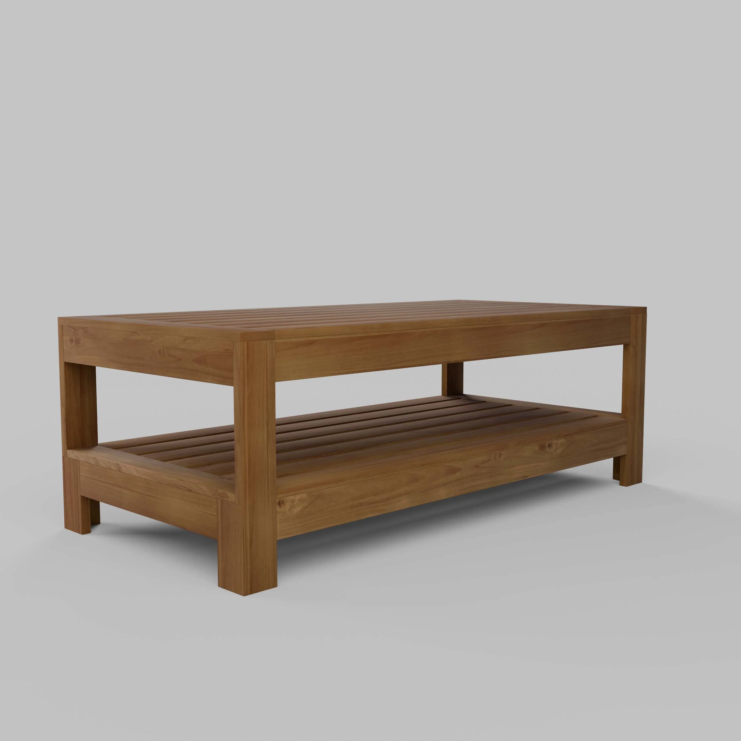 Logan Teak Wood Outdoor Coffee Table - Image 22