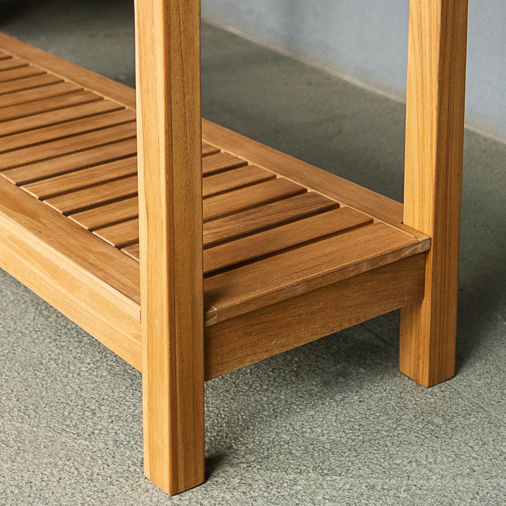 Logan Teak Wood Outdoor Console Table - Image 10