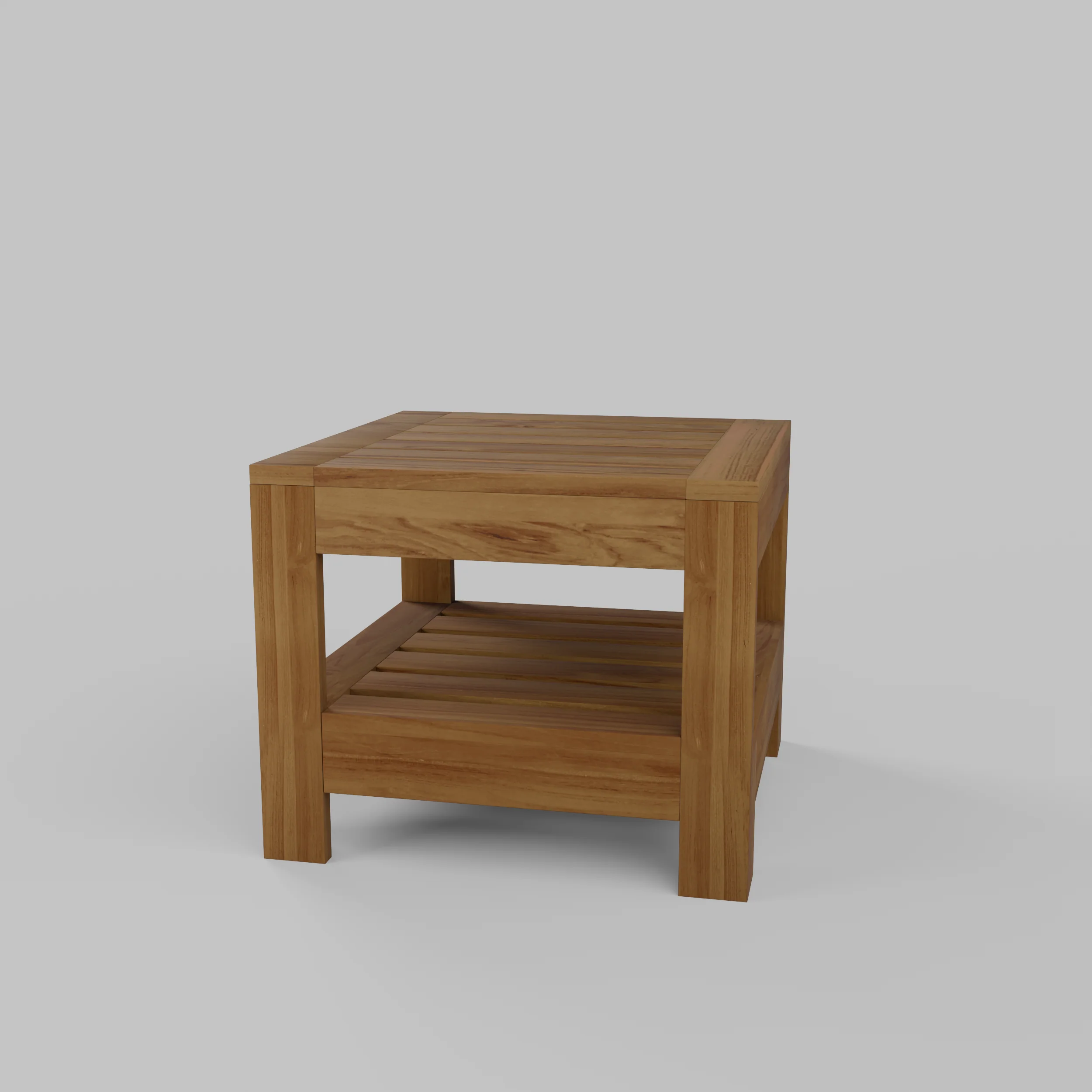 Logan Teak Wood Outdoor Side Table - Image 23