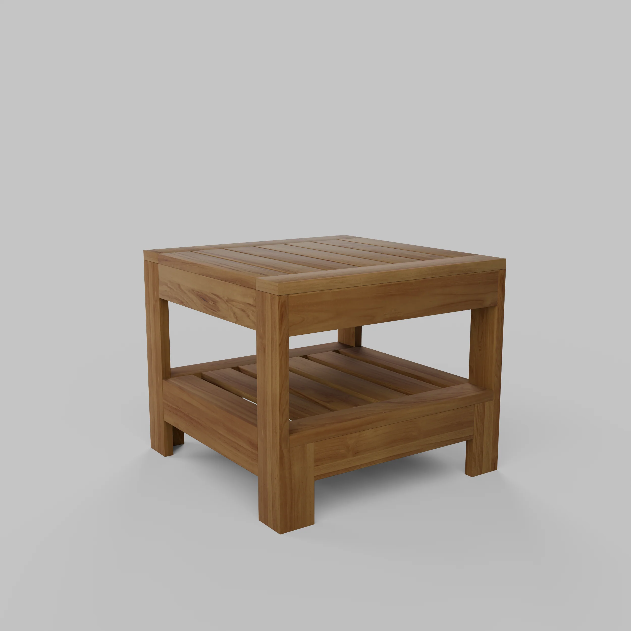 Logan Teak Wood Outdoor Side Table - Image 28