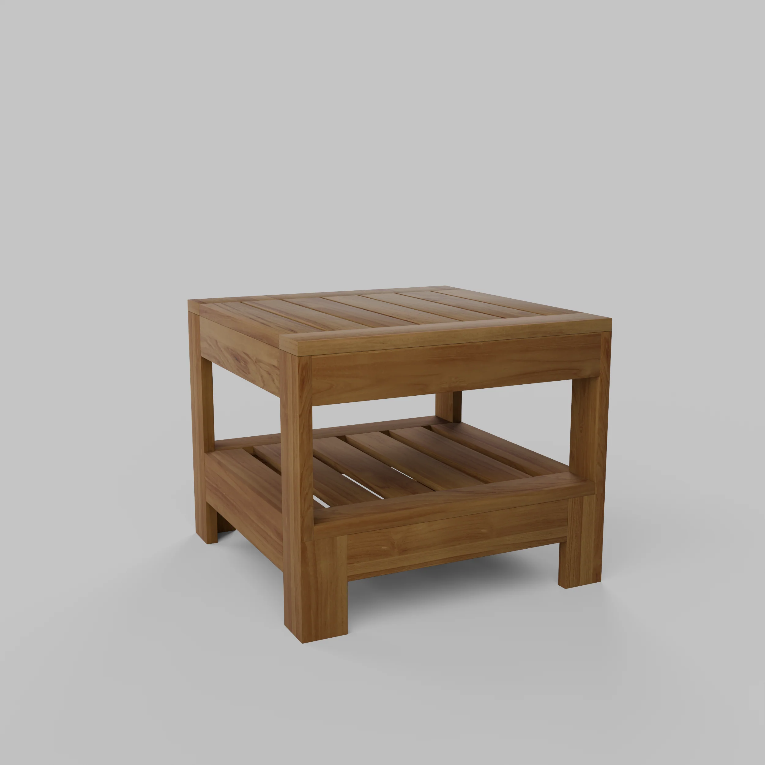 Logan Teak Wood Outdoor Side Table - Image 29