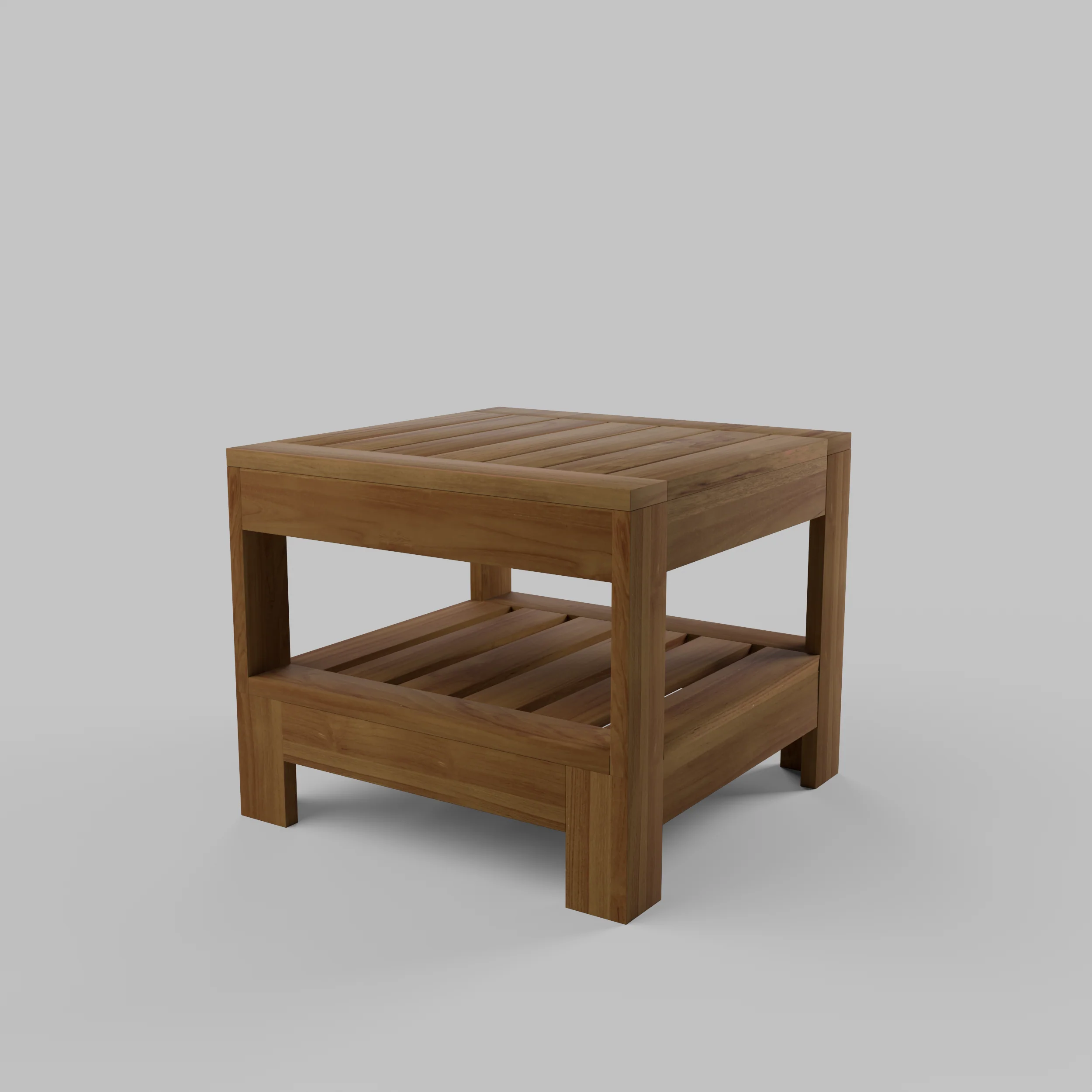 Logan Teak Wood Outdoor Side Table - Image 36