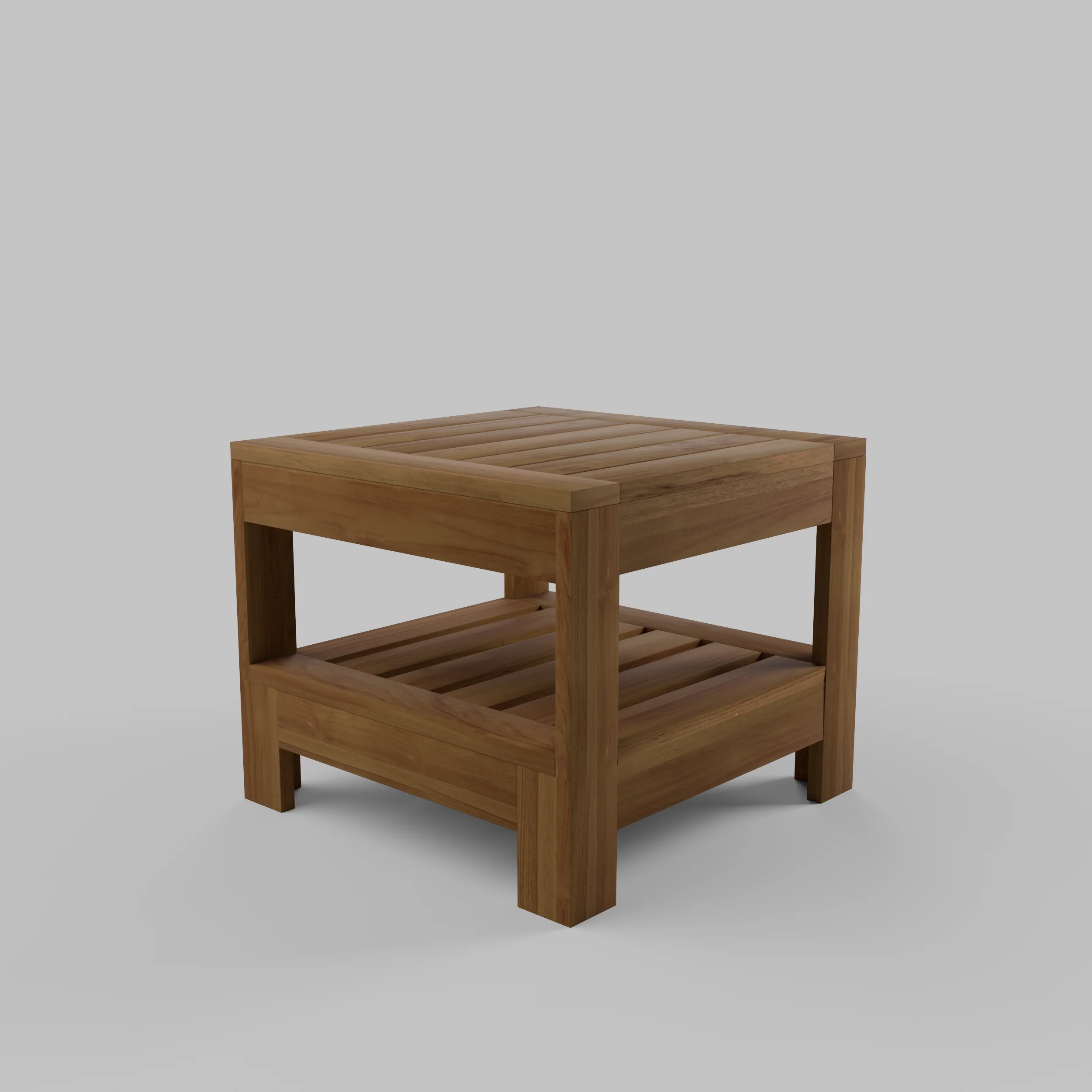 Logan Teak Wood Outdoor Side Table - Image 37