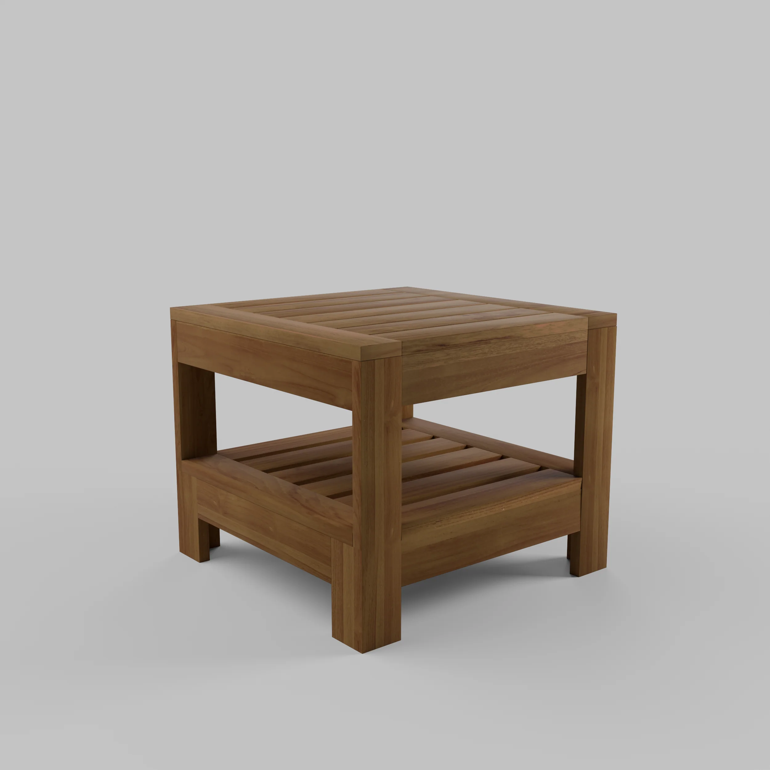 Logan Teak Wood Outdoor Side Table - Image 38