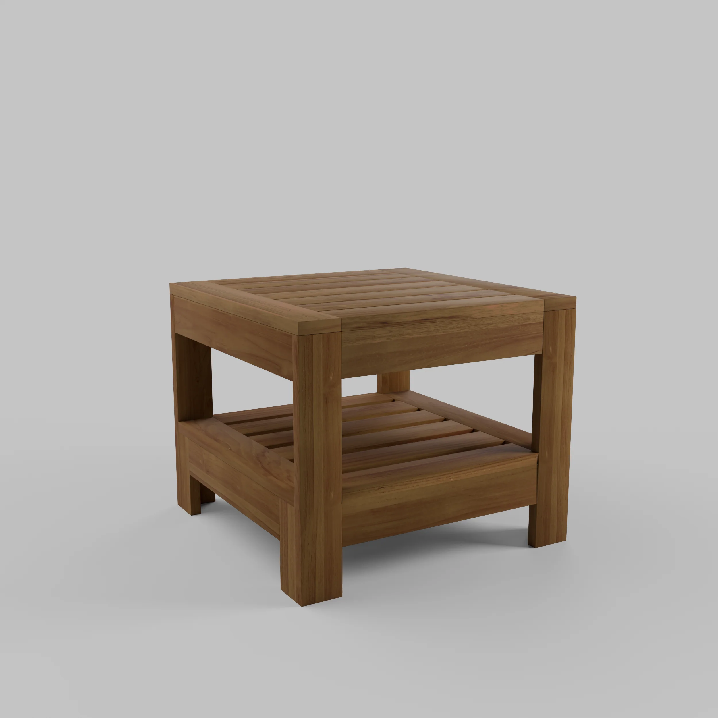 Logan Teak Wood Outdoor Side Table - Image 39