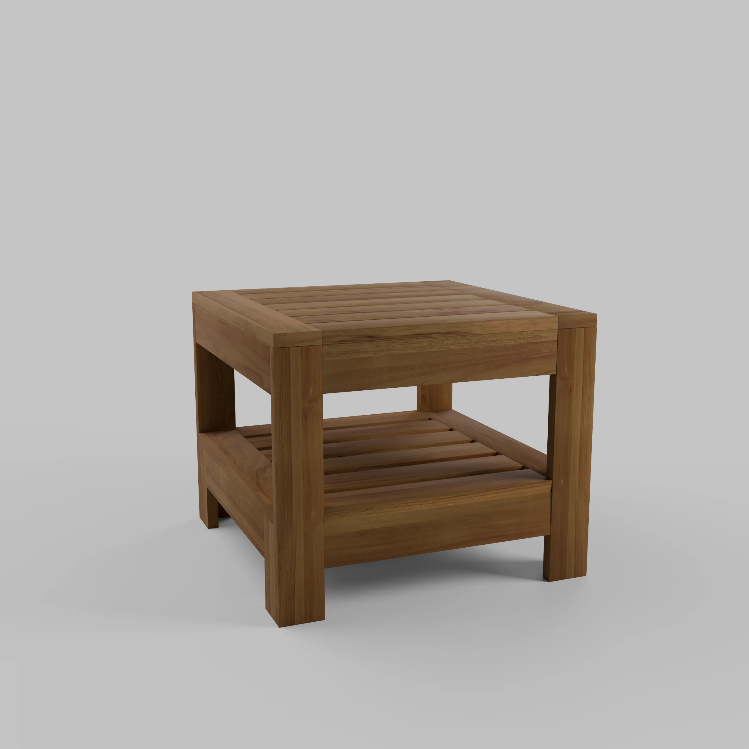 Logan Teak Wood Outdoor Side Table - Image 40