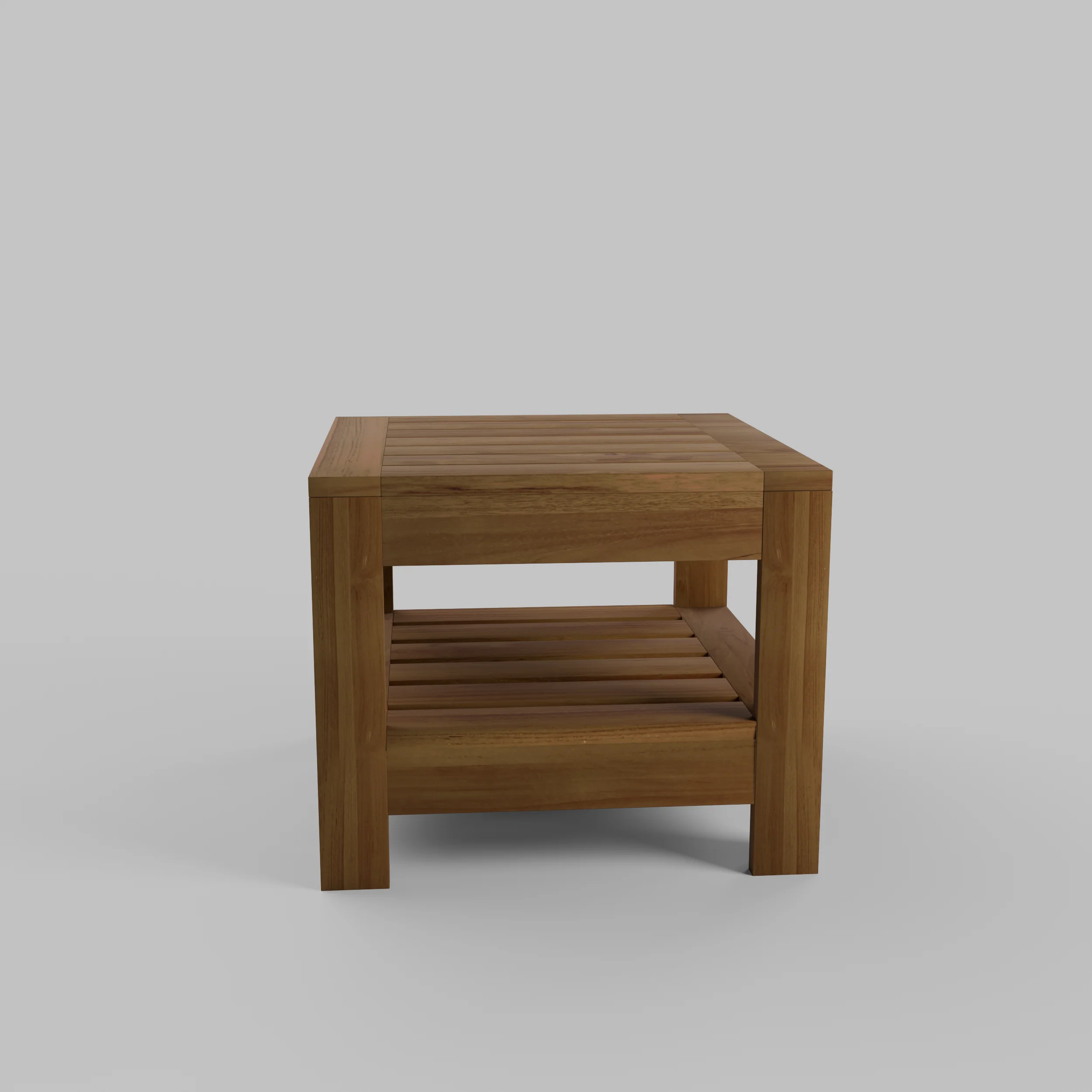 Logan Teak Wood Outdoor Side Table - Image 41